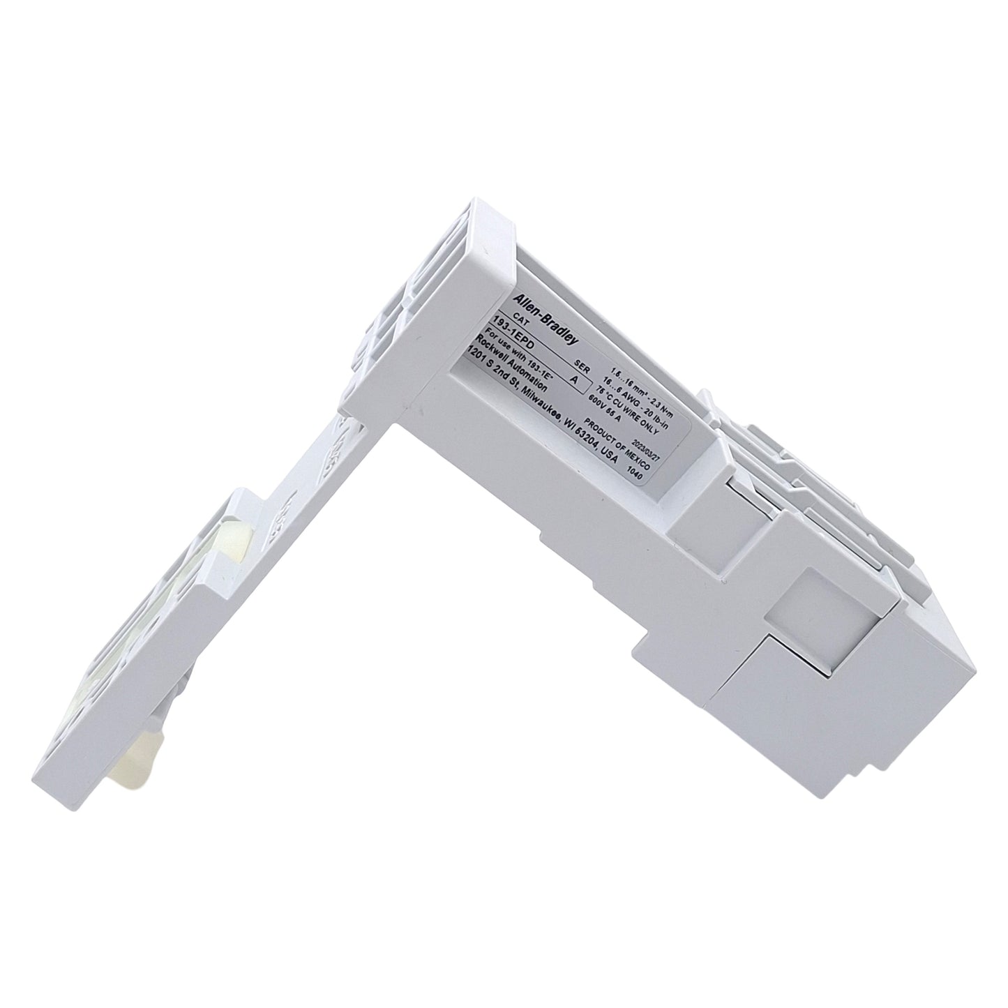 New Allen Bradley 193-1EPD DIN Rail/Panel Adapter, Frame D & H, For 193-1EE/193-1EF