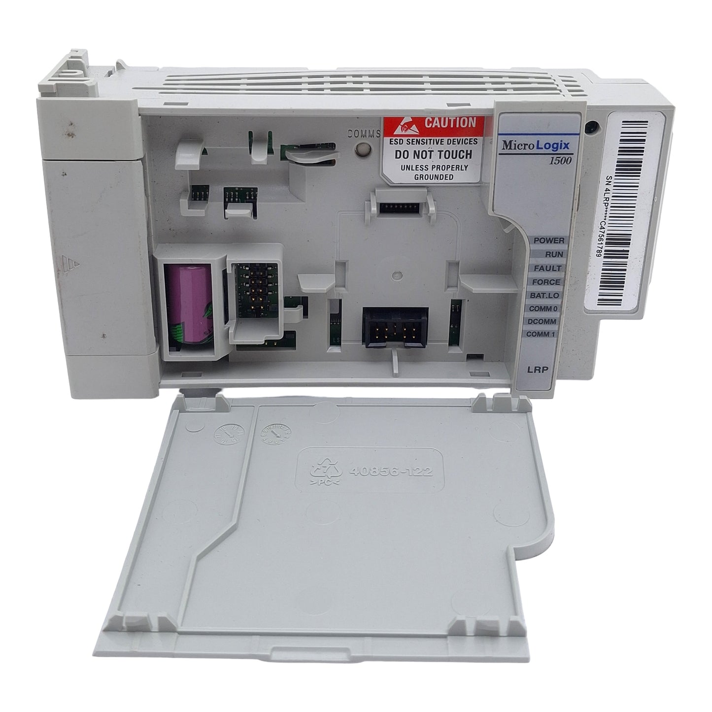 Used Allen Bradley 1764-LRP Ser C FW 14 MicroLogix 1500 Processor Unit, 5VDC