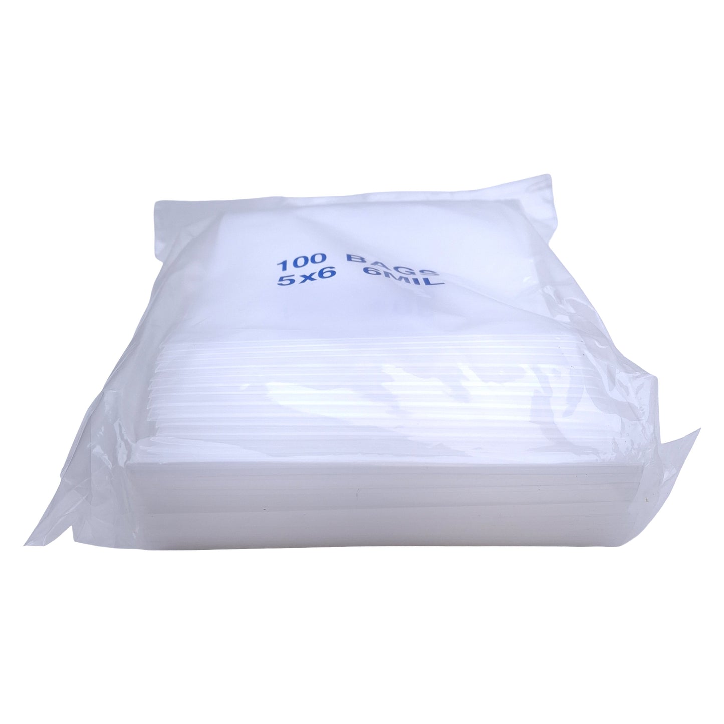 New Lot of 300 Uline S-17766 Reclosable Bag, 5in x 6in Inside Dimensions, 6 Mil