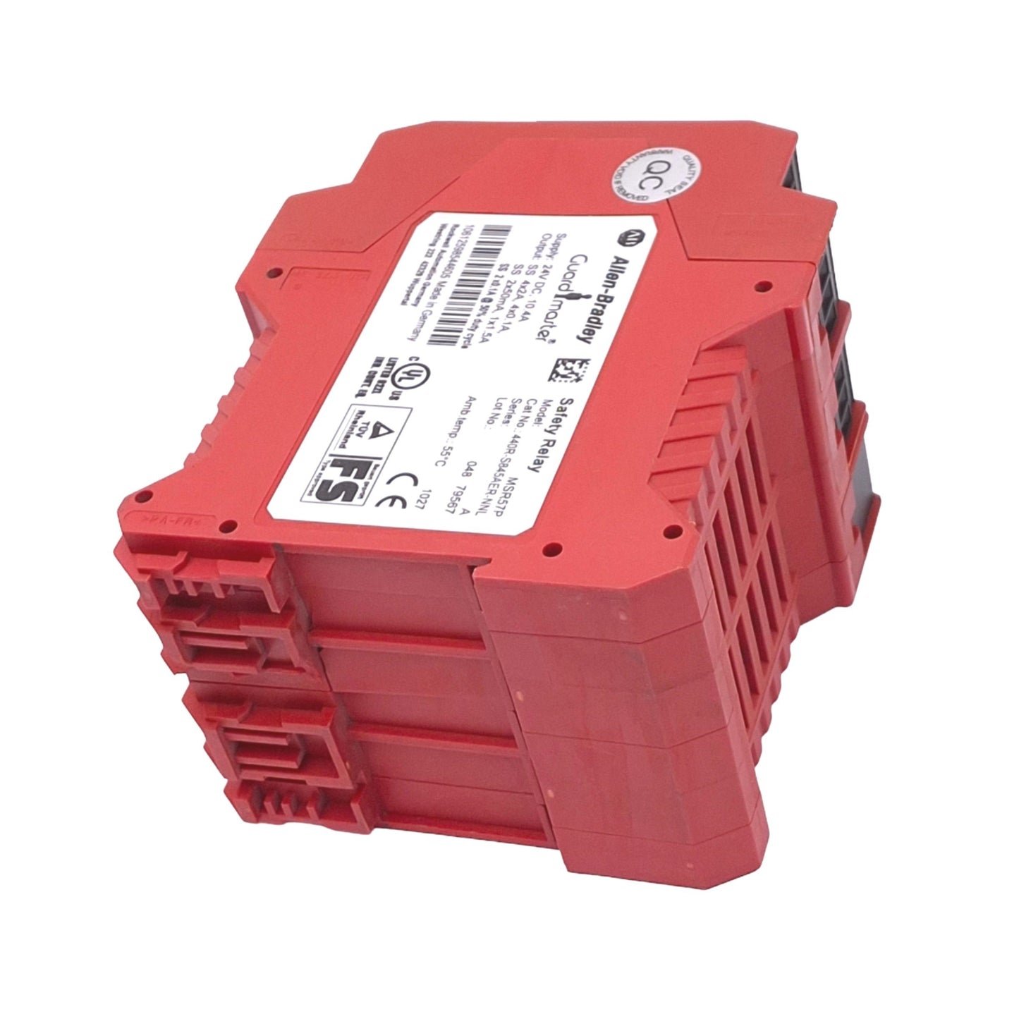 Used Allen Bradley MSR57P 440R-S845AER-NNL Guardmaster Safety Relay, 2 Encoder, 24VDC