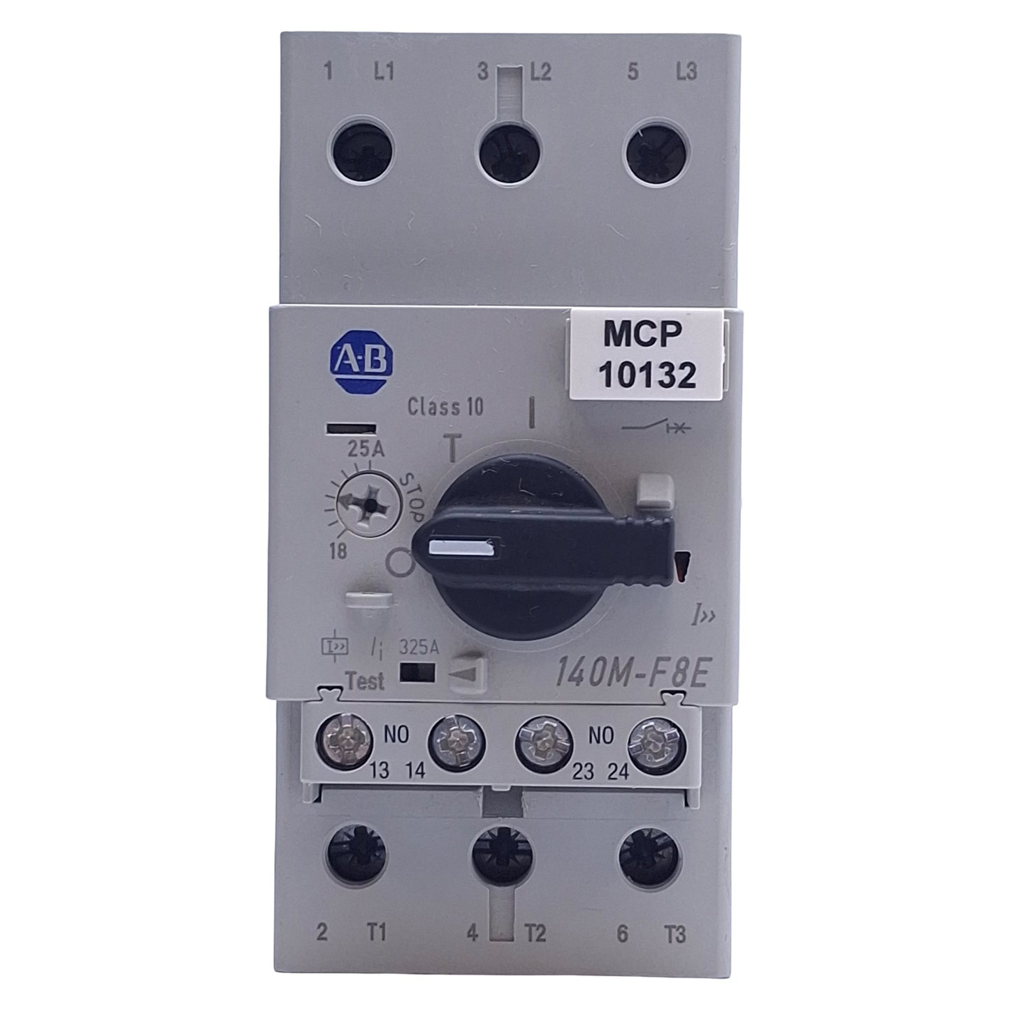 Used Allen Bradley 140M-F8E-C25 Motor Protection Circuit Breaker, 600VAC 18-25A