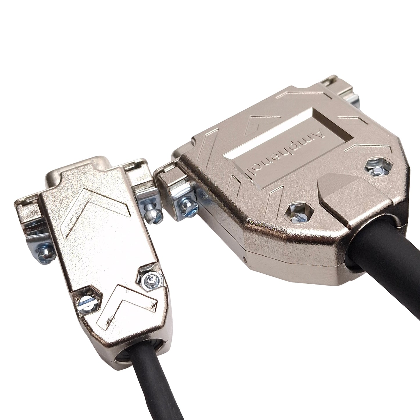 New – Open box Aerotech C18391-40 BM/BMS Motor Feedback Cable, DB25M to DB25F & DB9F, 4m Length