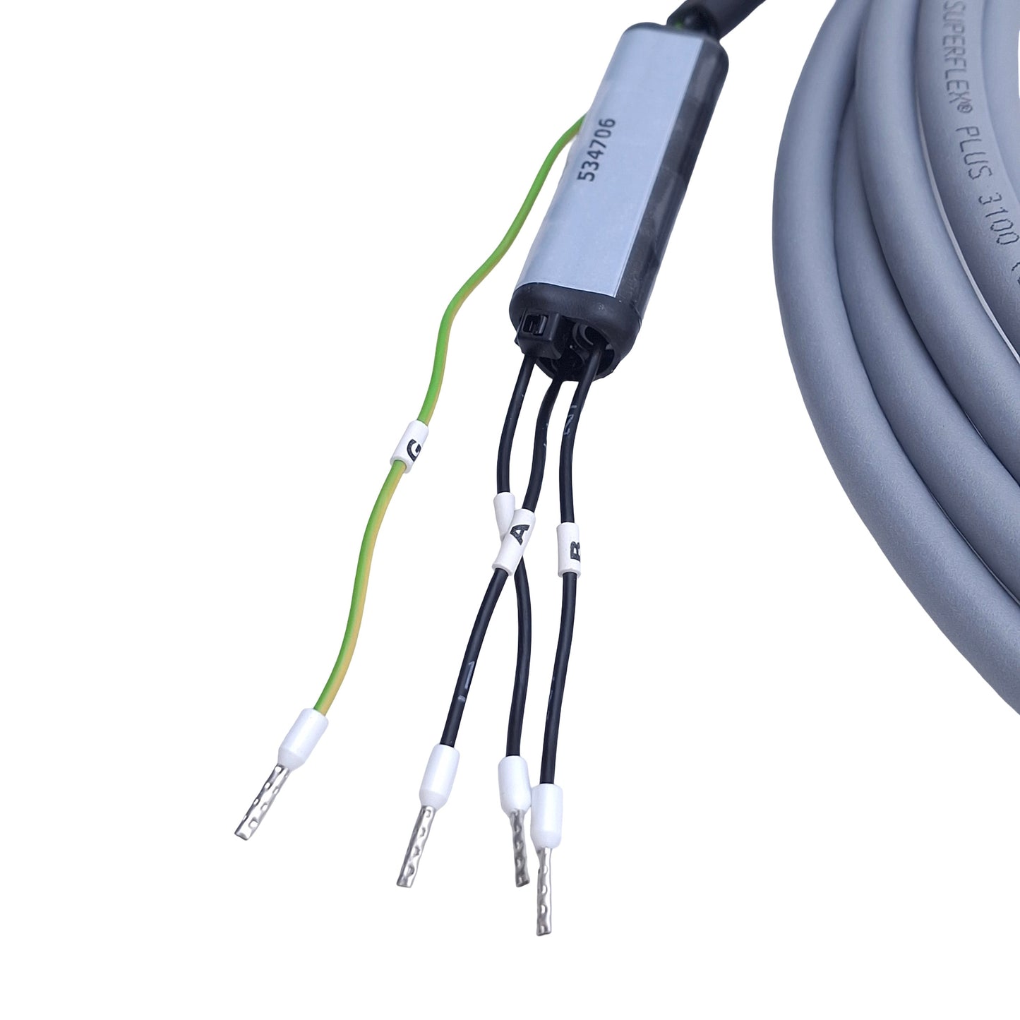 Used Aerotech C21031-40 Motor Stage Power Cable For ABL1500/3600/8000 Series, 4m