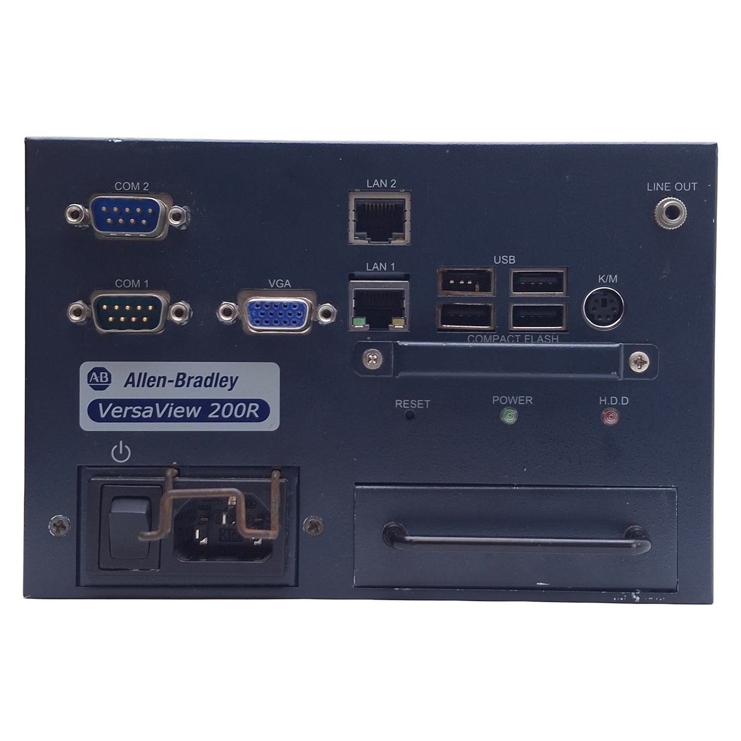 Used Allen Bradley 6155R-NPXPH Industrial PC Intel Celeron M 1GHz *Damaged USB Slot*