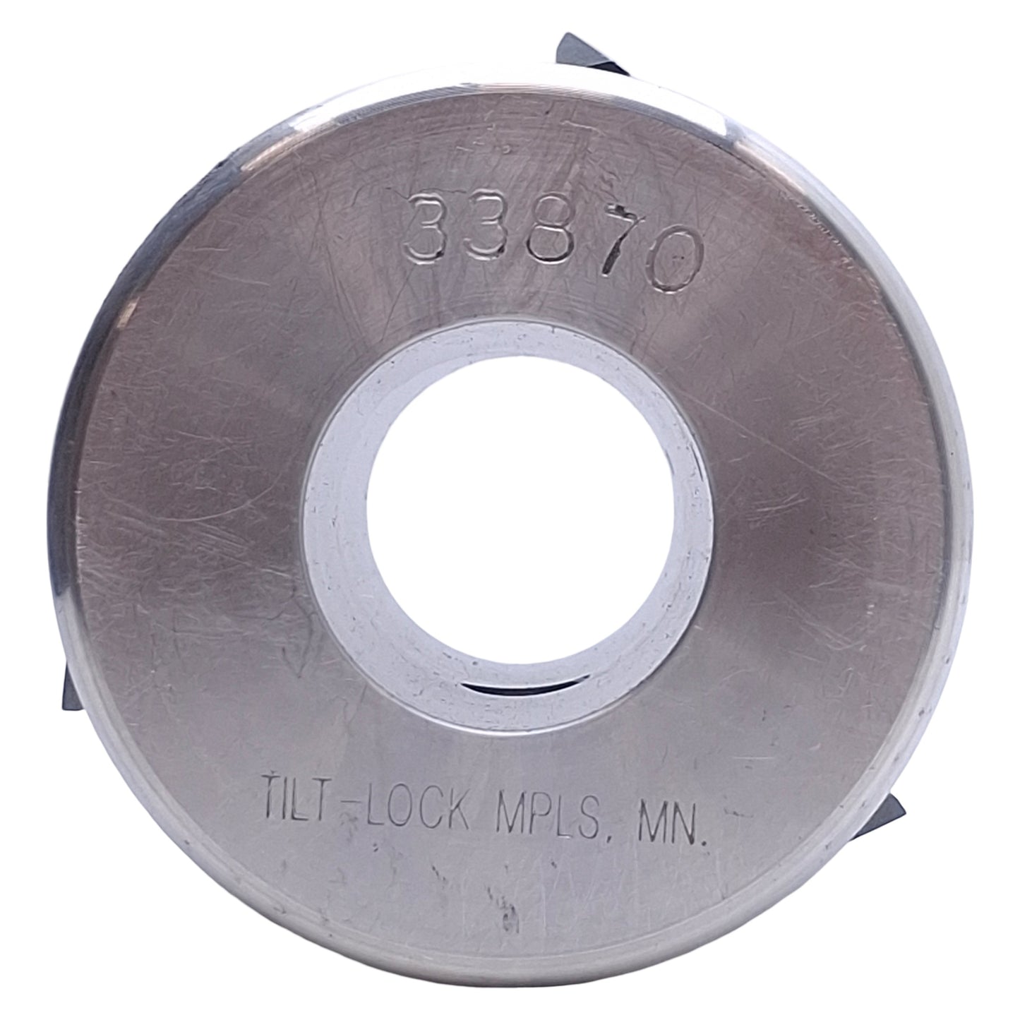 Used Tilt-Lock R3-3 Shoulderless Core Chuck 3-Tooth, 1.25in Bore, 2.95in OD, 3.88in L