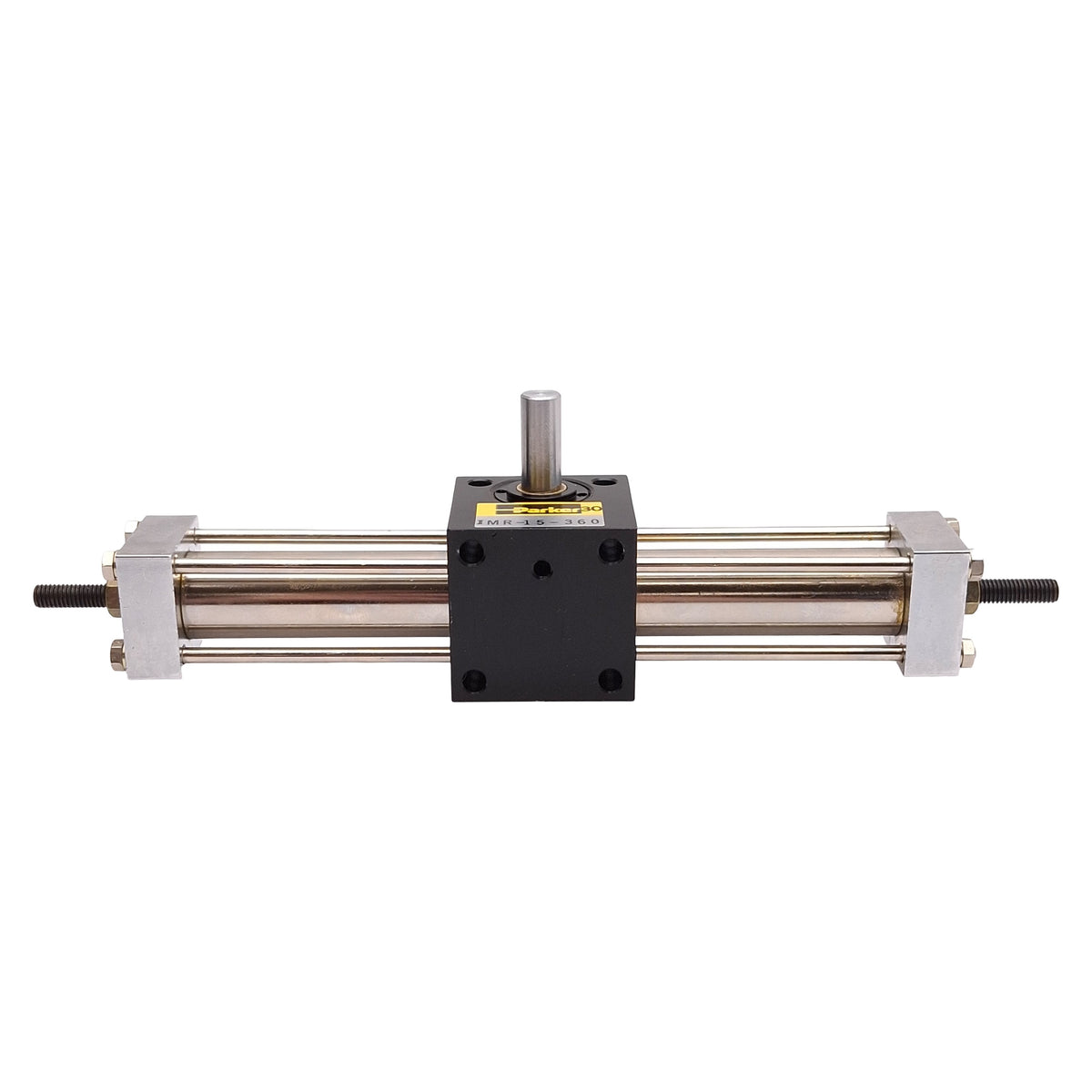 Used Parker IMR-15-360 Pneumatic Rotary Actuator, ø15mm Bore, 360° Rotation, M5x0.8