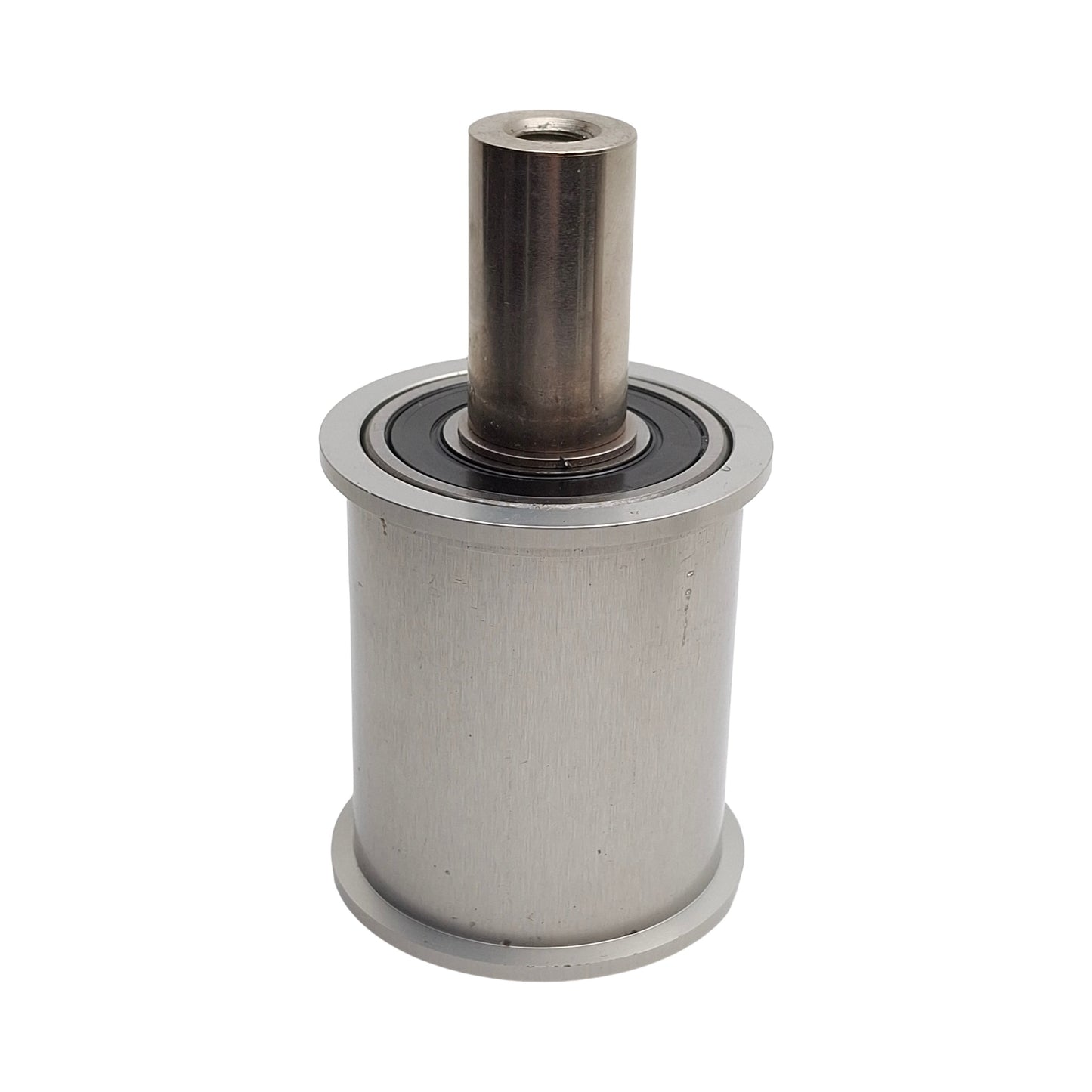 Used Flanged Industrial Conveyor Idler Roller/Guide Wheel, ø2in x 2-1/4in, 3/8-16