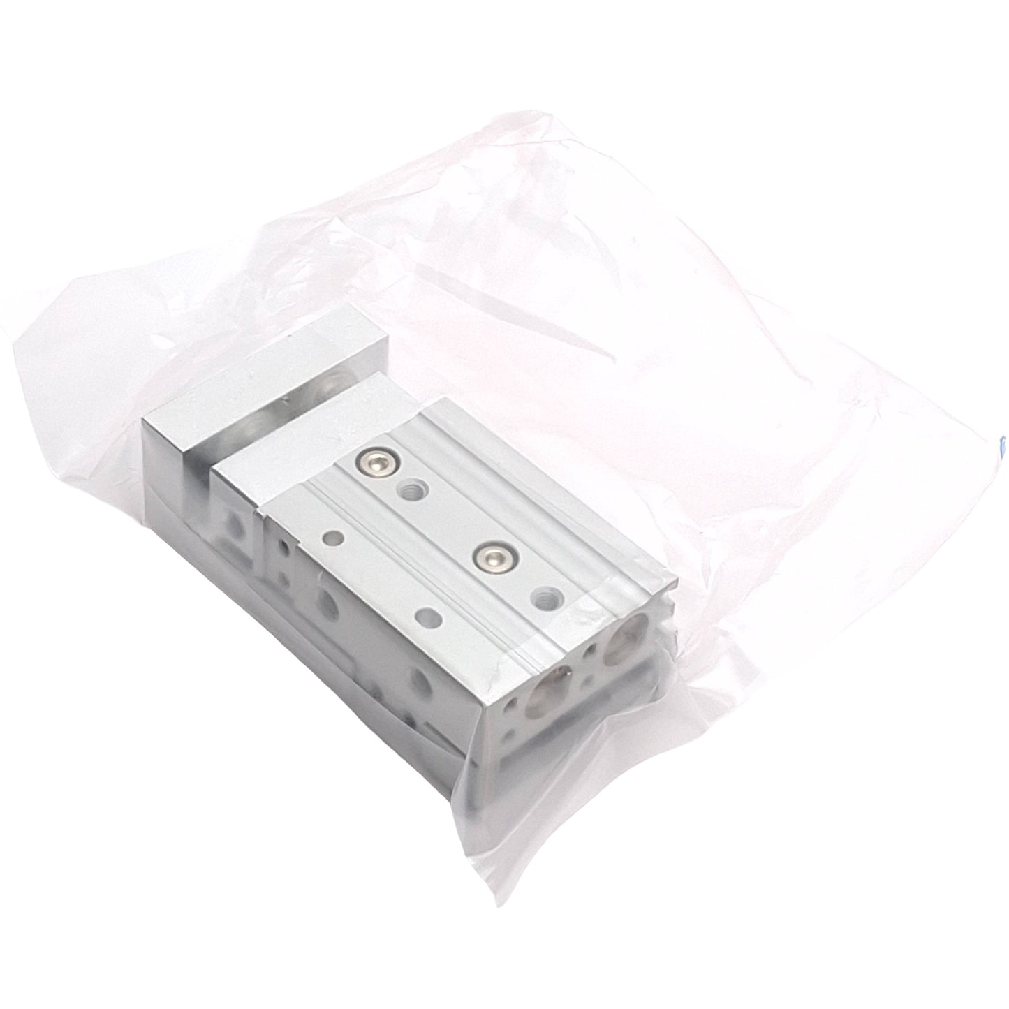New – Open box SMC 13-MXS8-10 Air Slide Table, 8mm Bore 10mm Stroke, 0.15-0.7MPa, M5x0.8