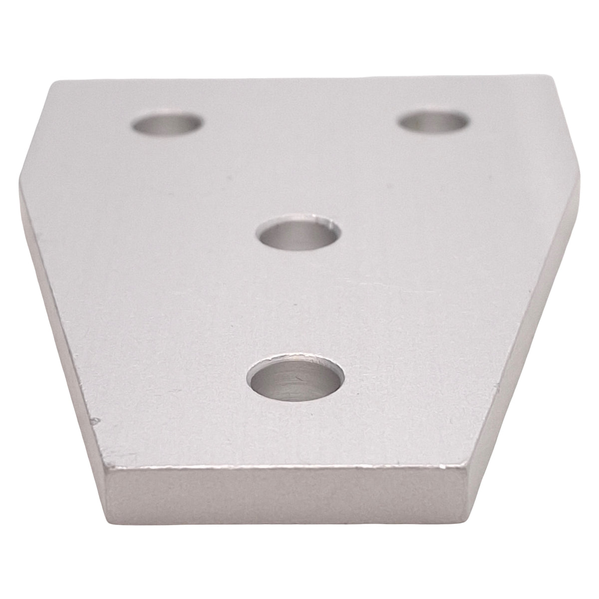 Used Lot of 10 80/20 4141 Tee Flat Plate, 10-Series, 4-hole, 3in x 2in x 0.188in