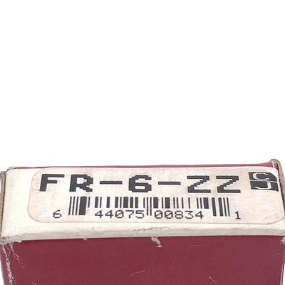 New Consolidated FR-6-ZZ Deep Groove Ball Bearing, ø3/8in Bore, ø7/8in OD, 9/32in W