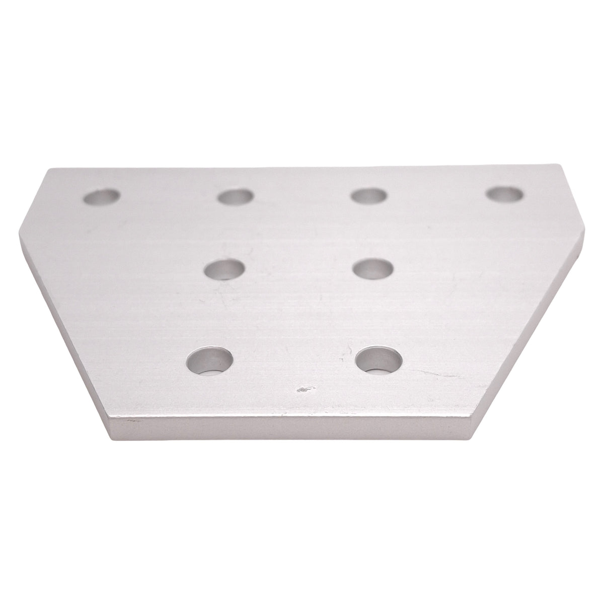 Used Lot of 4 80/20 4155 Tee Flat Plate, 10-Series, 8-Hole, 3in x 4in x 3/16in