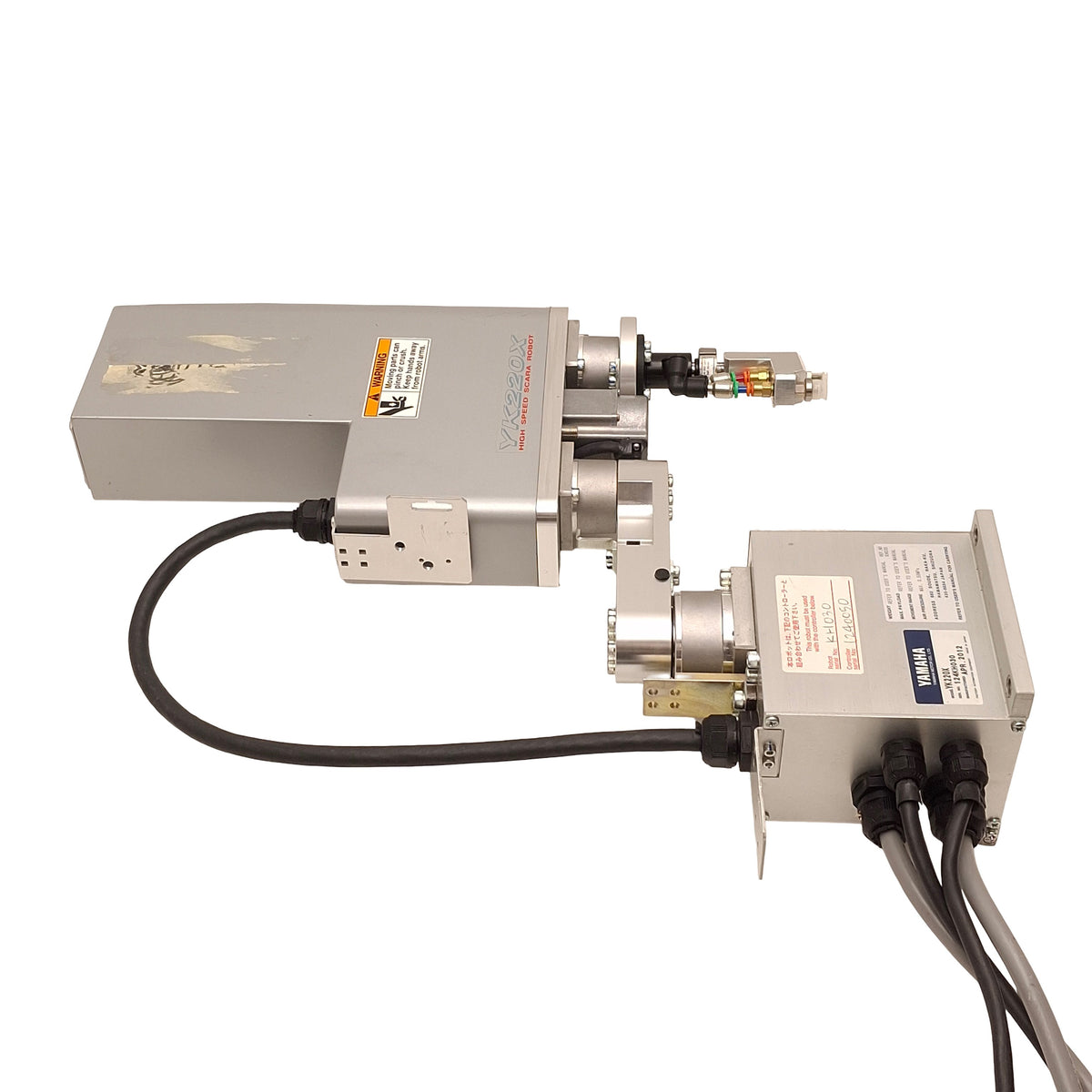 Used Yamaha YK220X Industrial SCARA Robot Arm, 220mm(111+109mm) Reach, 1kg Payload