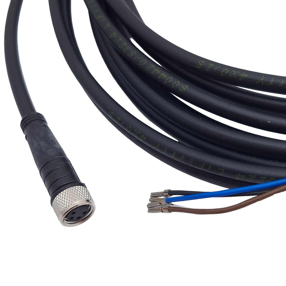 New – Open box Idec SA1E-PP1C Photoelectric Sensor, NPN/PNP, 5m Range, 12-24VDC, 4-Pin M8, 2m