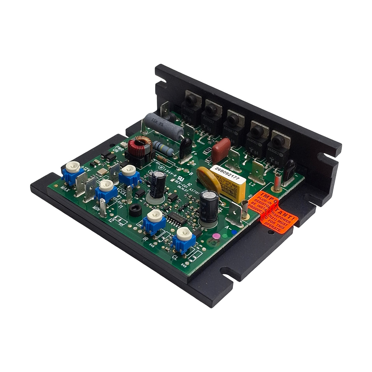 New KB Electronics KBIC-240 9428H SCR DC Motor Speed Control, 208-230VAC/0-180VDC 6A