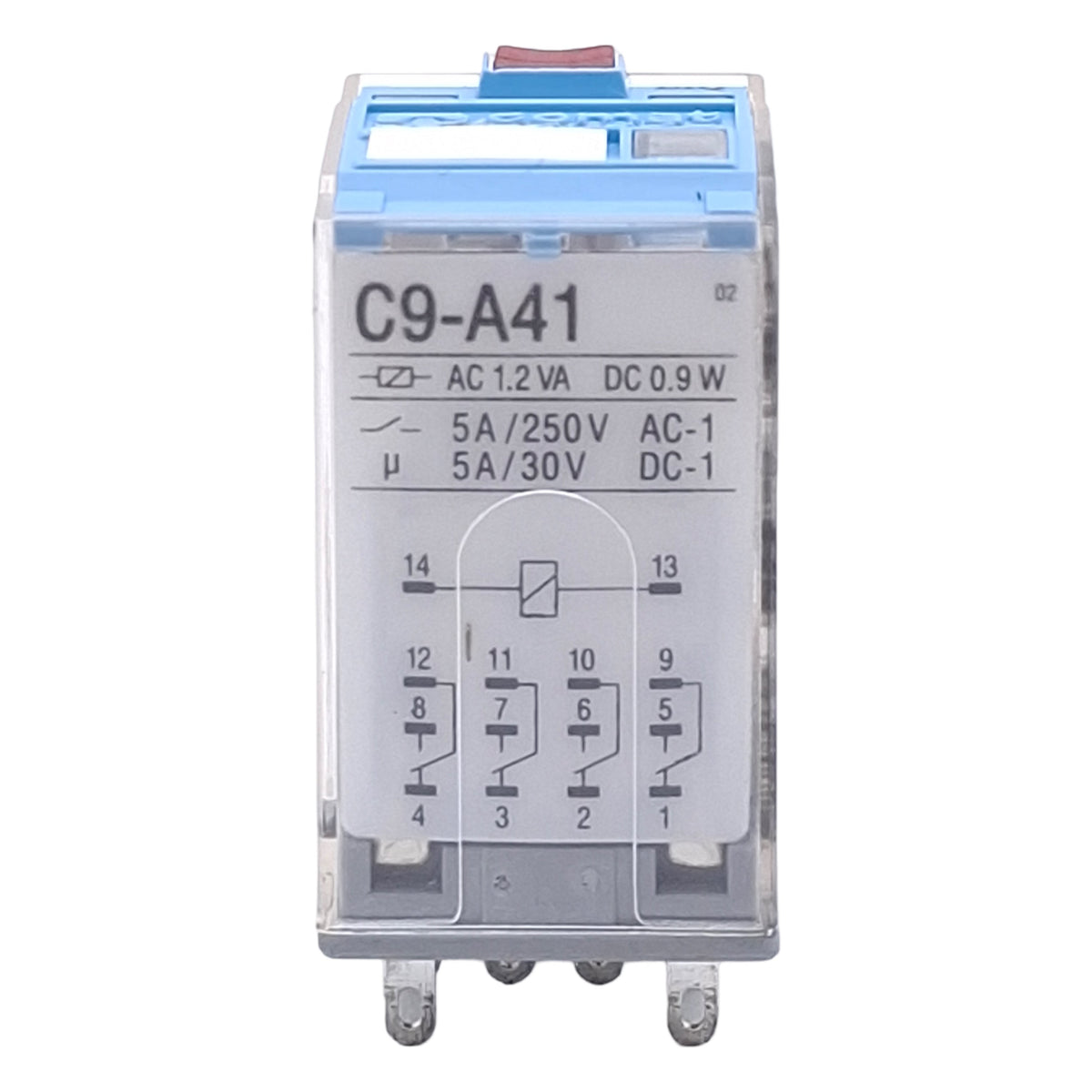 New – Open box Comat Releco C9-A41/240VAC Control Relay, 4-Pole, 5A 250VAC/30DC, 240VAC Coil