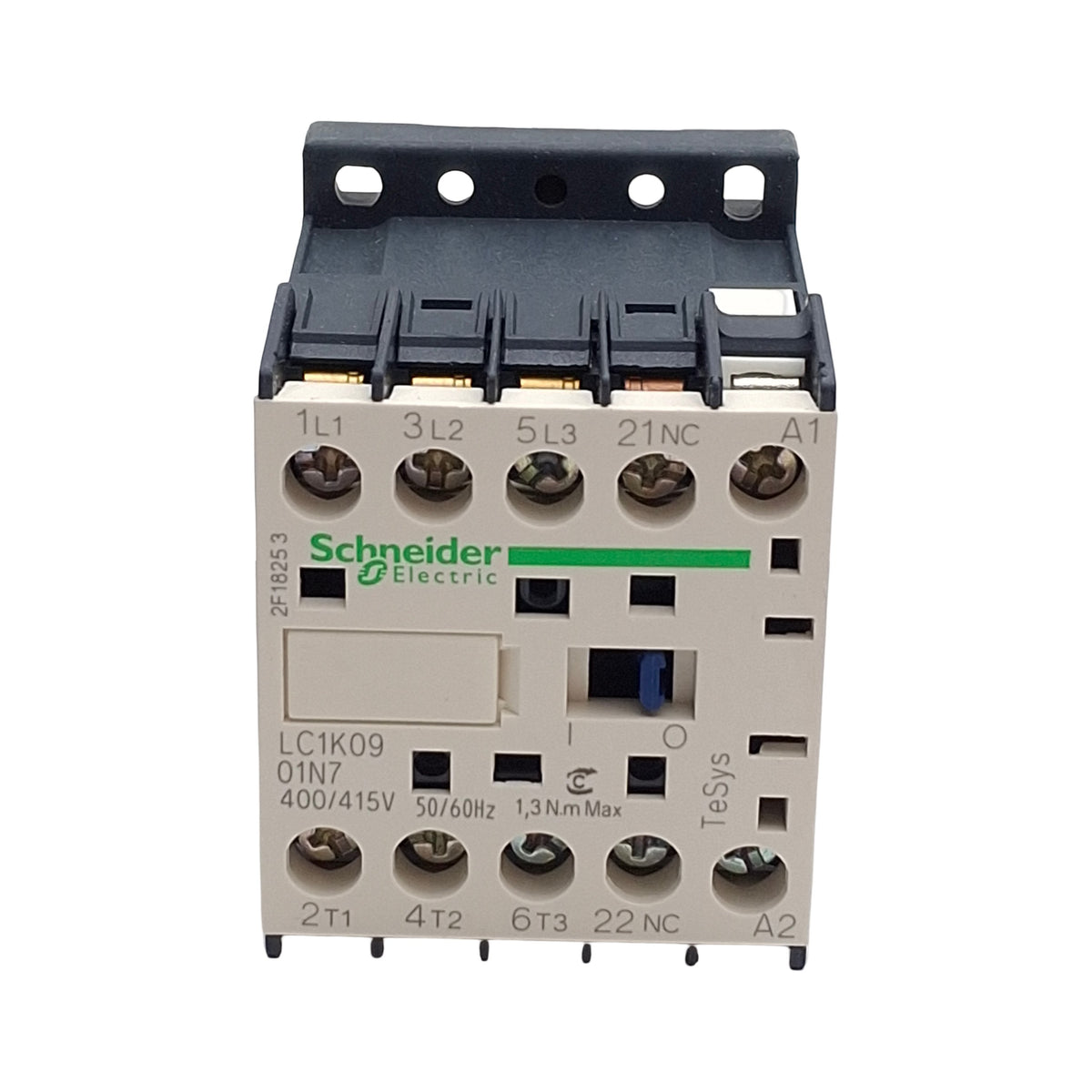 New Schneider Electric LC1K0901N7 Mini Contactor, 3P+1NC, 9A Contact, 400/415V Coil
