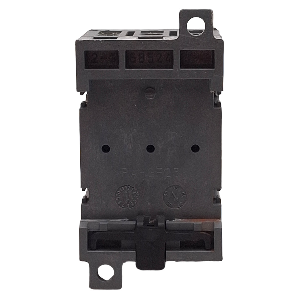 Used ABB OT16E3 Rotary Disconnect Switch, 3-Pole, 10HP, 3Ø 600VAC 16A, DIN Rail