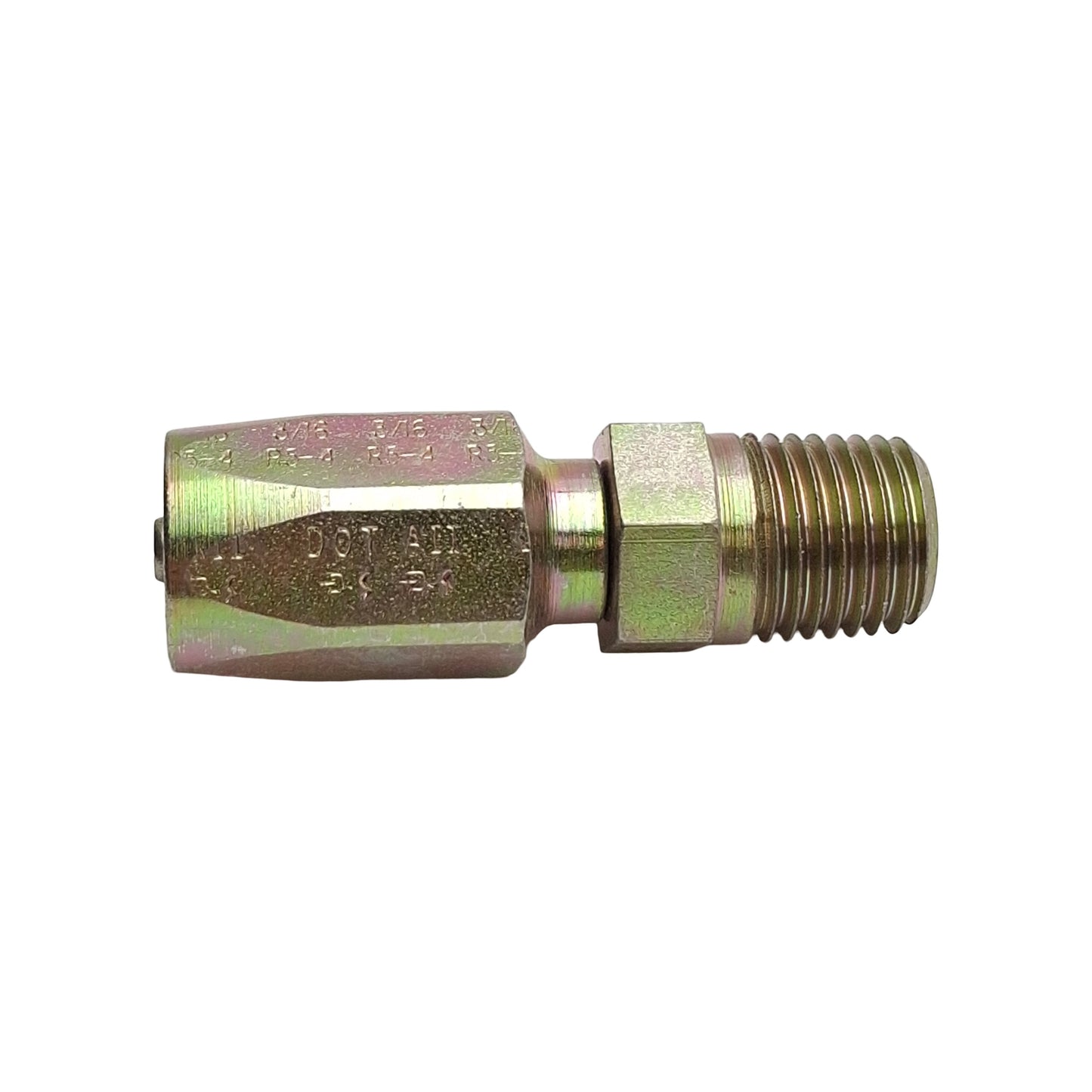 New – Open box Lot of 2 Parker 20120-4-4 Hydraulic Fitting 1/4in NPT Male to -4 Hose Socket