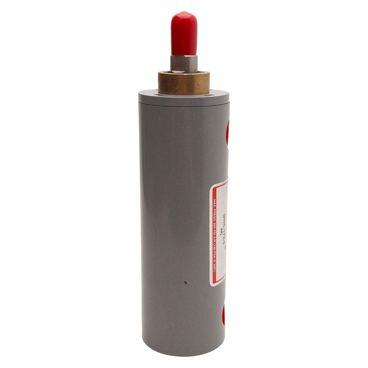 New Bimba DWC-172-2 Double Wall Cylinder, ø1-1/2in Bore, 2in Stroke, 200psi, 3/8NPT