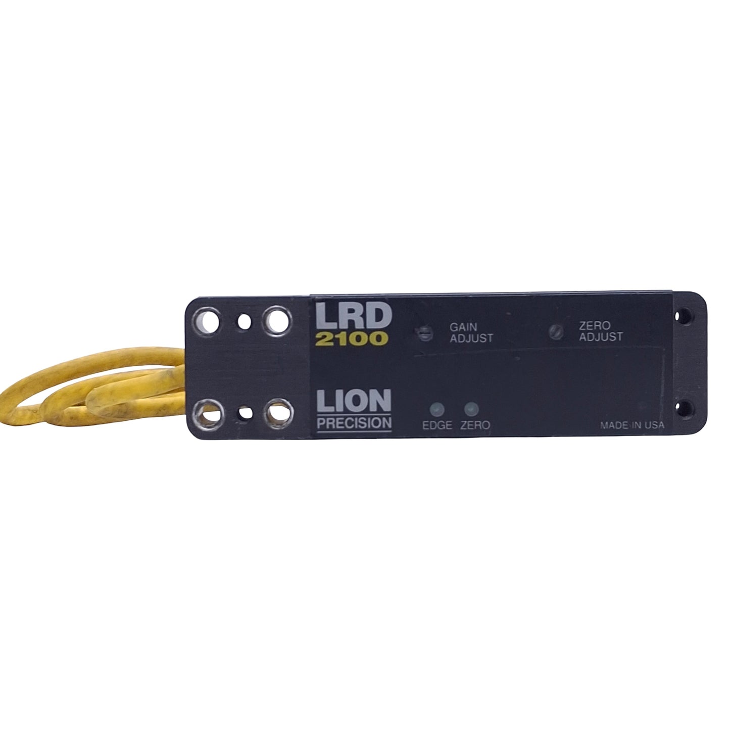 Used Lion Precision LRD2100 Photoelectric Label Sensor PNP/NPN, 11-28VDC, 2ft Cable