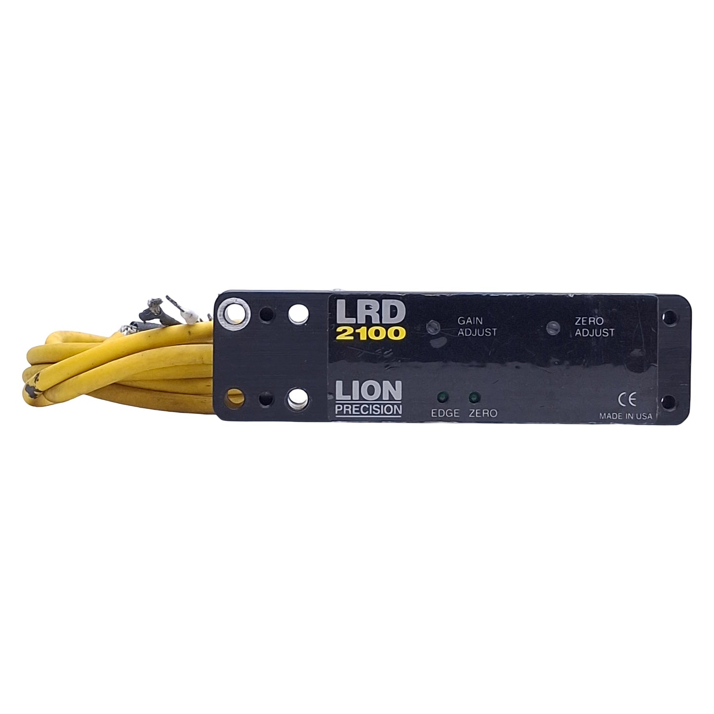 Used Lion Precision LRD2100 Photoelectric Label Sensor PNP/NPN, 11-28VDC, 4ft Cable