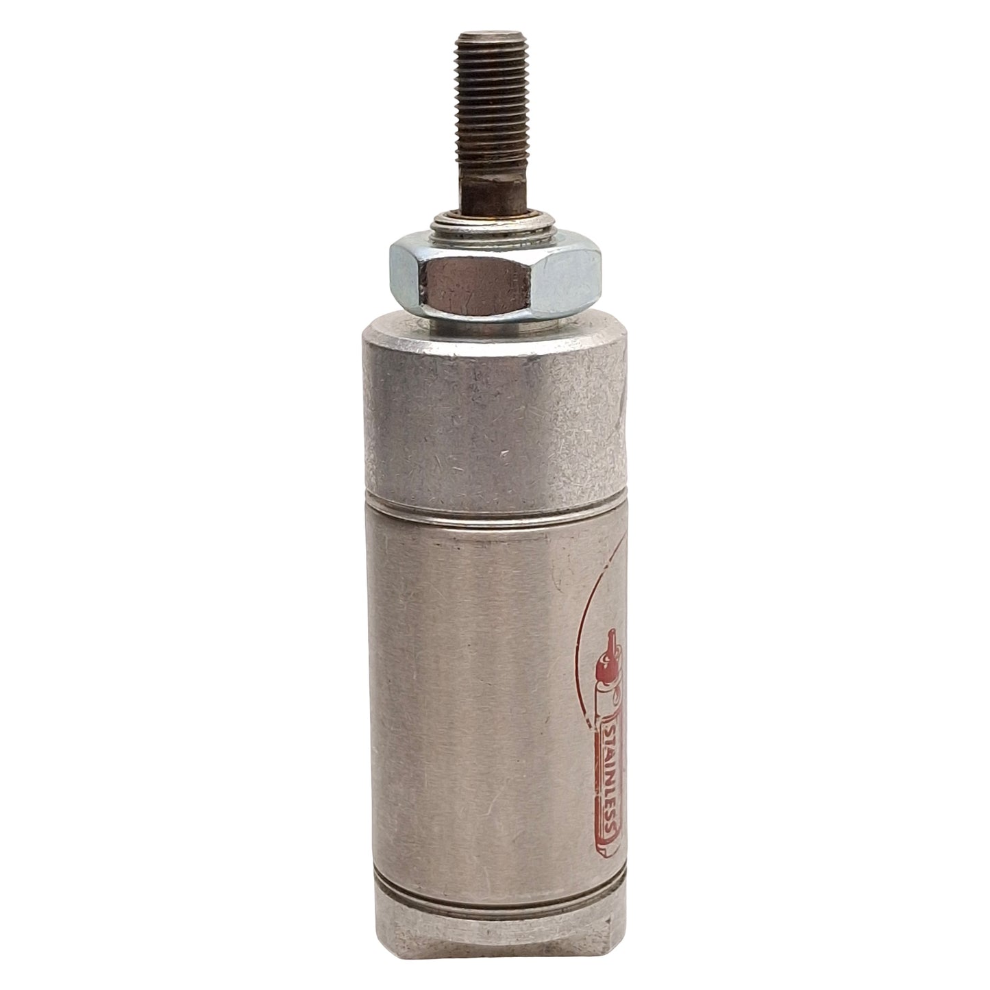 Used Bimba 171-D Stainless Steel Cylinder, ø1-1/2in Bore, 1in Stroke, 250psi, 1/8NPT