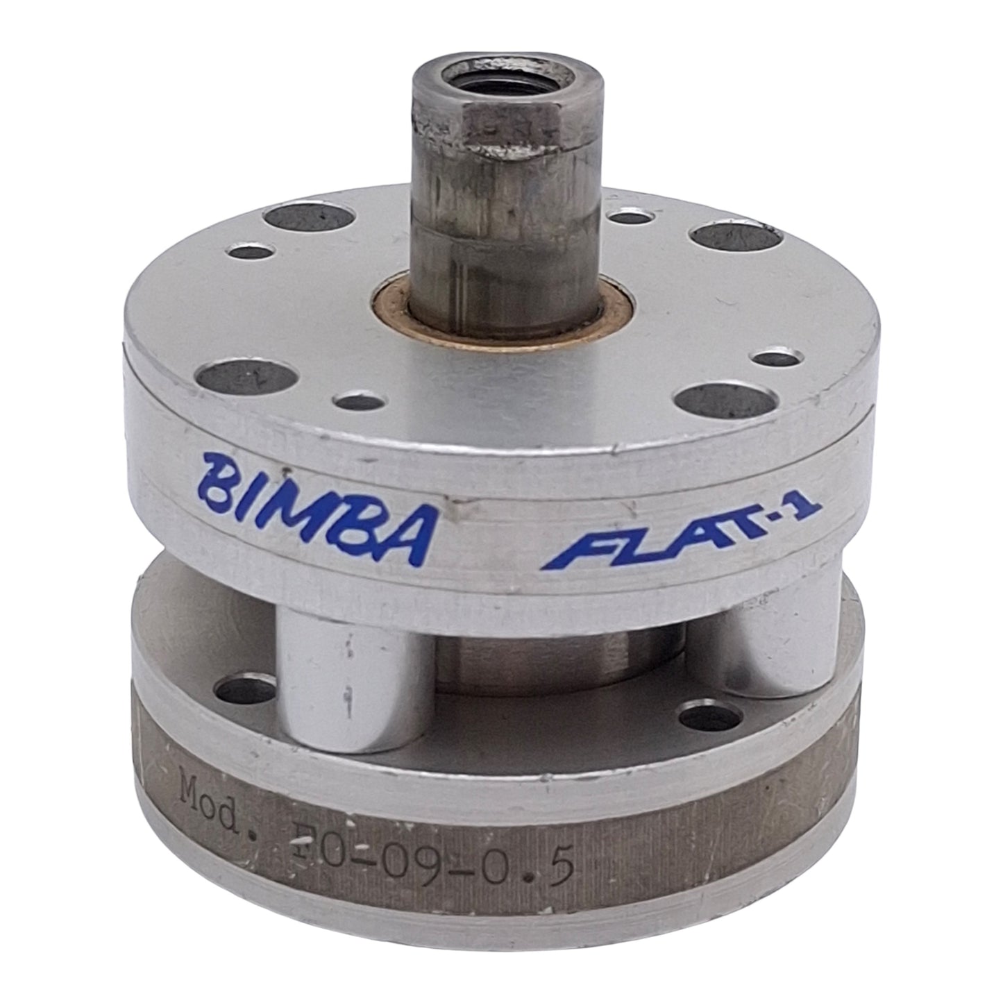 Used Bimba FO-09-0.5 Flat-1 Pneumatic Cylinder, ø1-1/16in Bore, 1/2in Stroke, 1/8 NPT