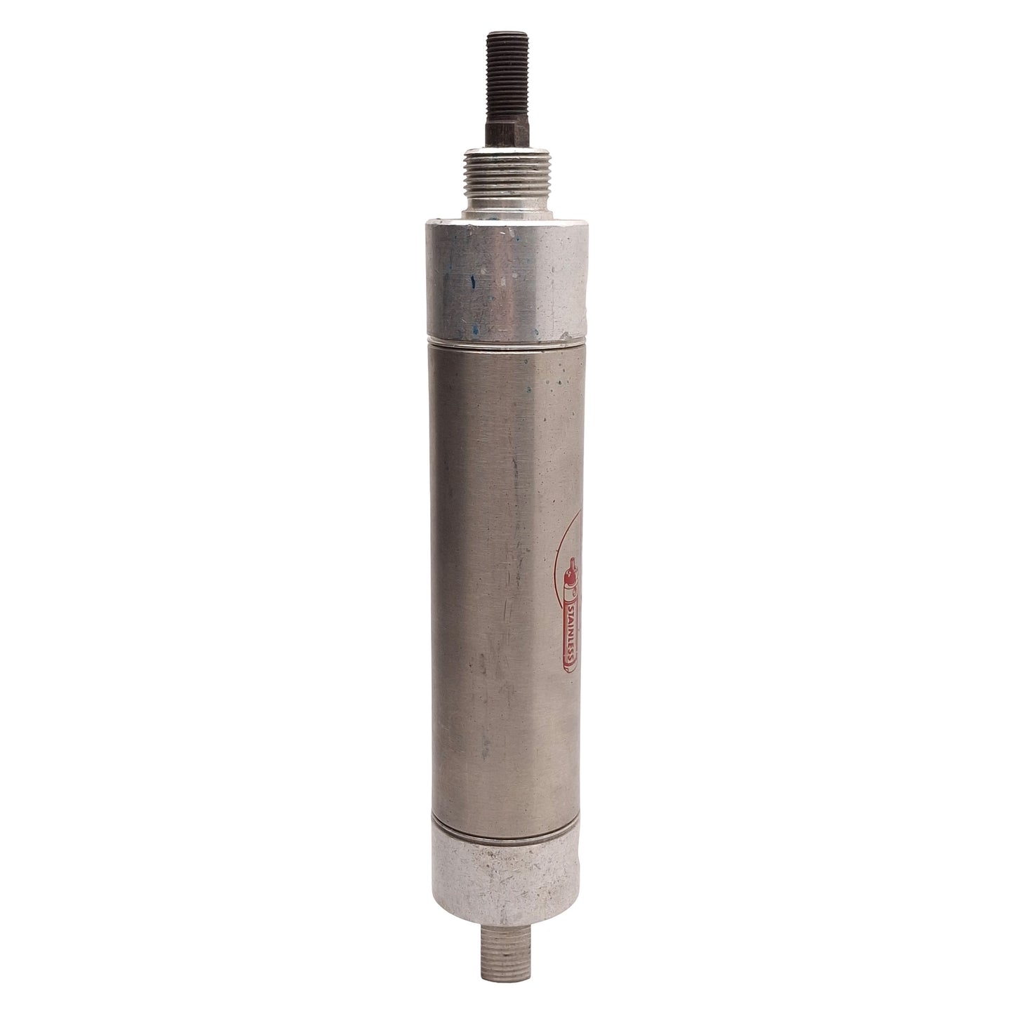 Used Bimba 244-DP Stainless Steel Cylinder, ø1-3/4in Bore, 4in Stroke, 1/4in NPT