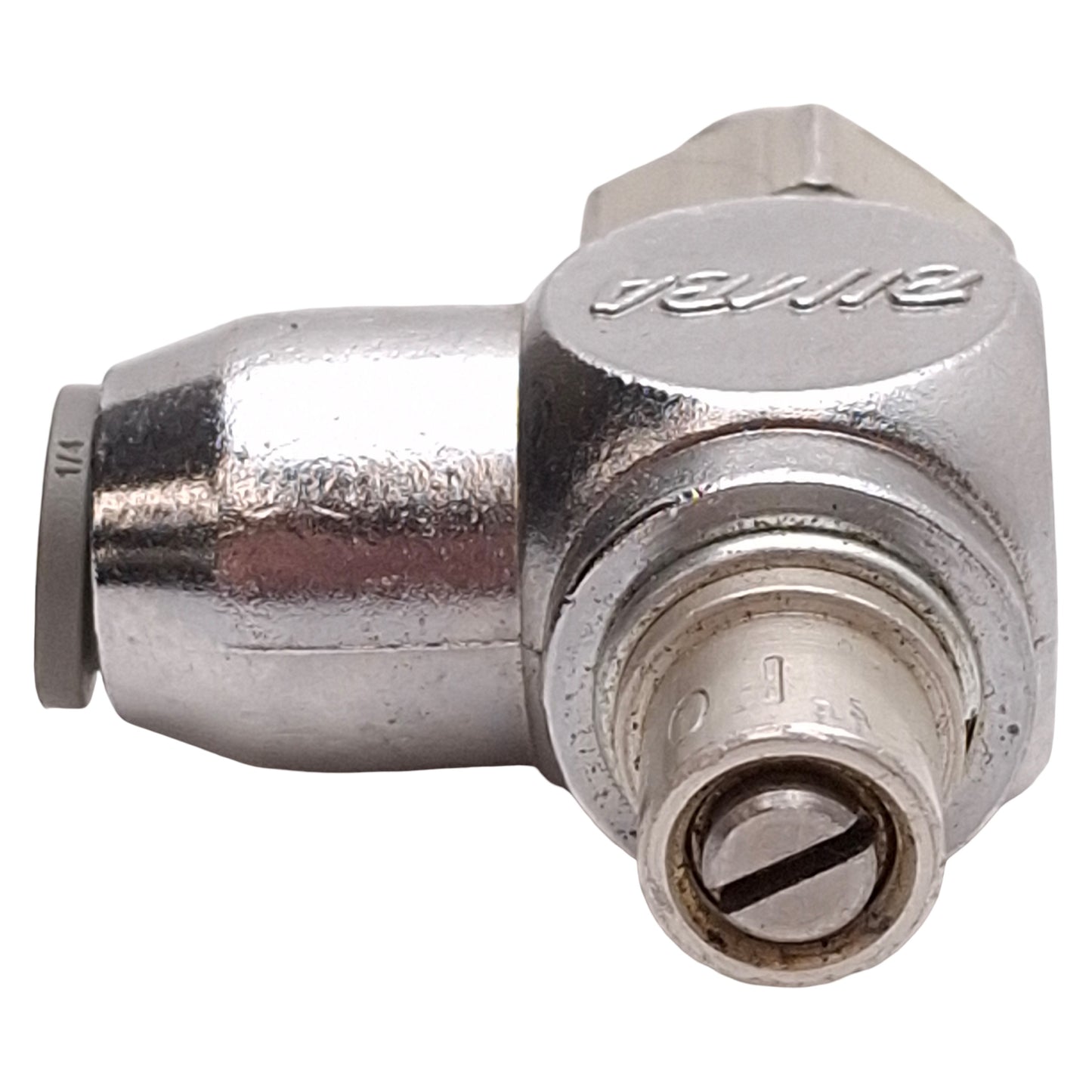 Used Lot of 2 Bimba FQP2 Flow Control Fitting, Screw, 150psi, ø1/4in P2C, 1/8in NPT