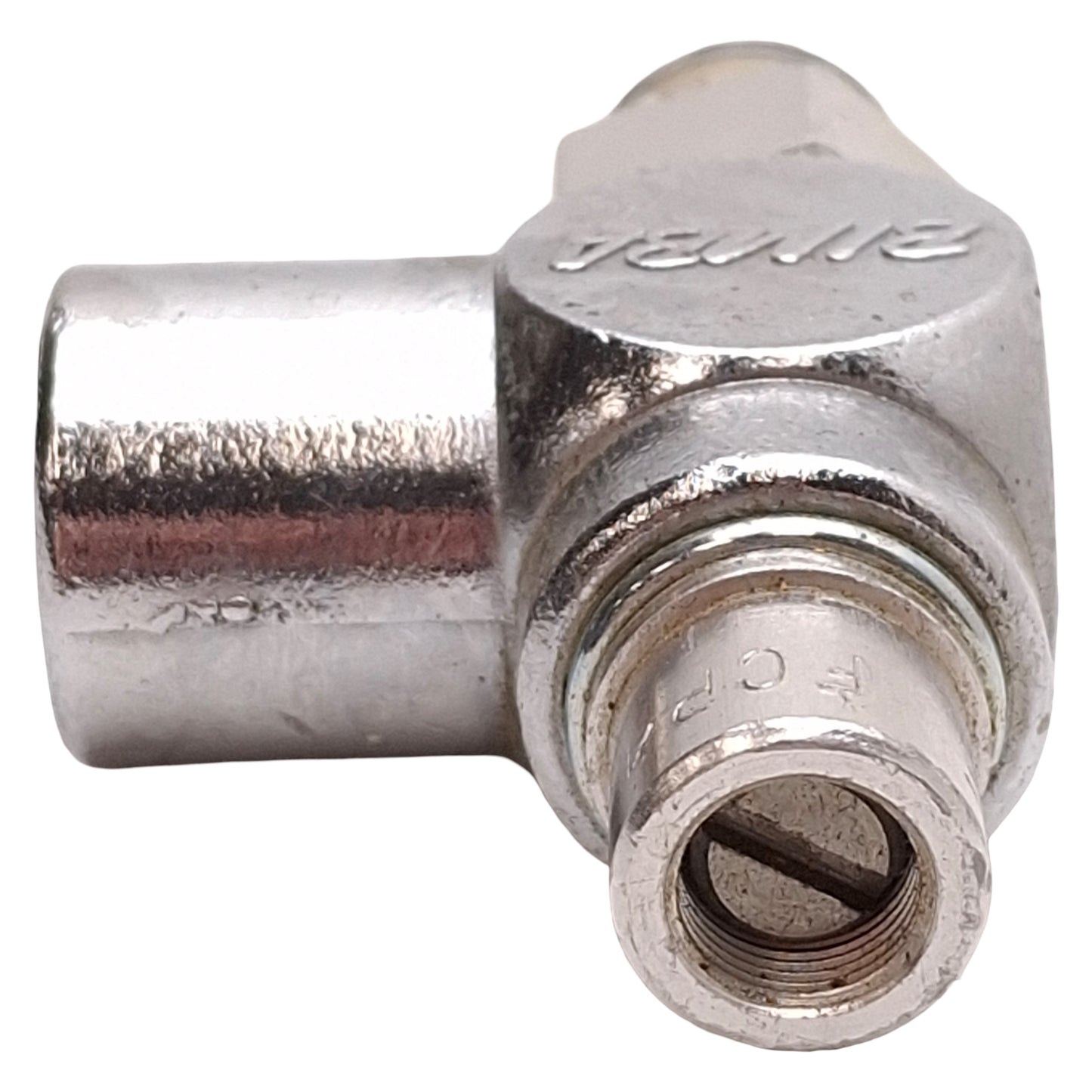 Used Lot of 2 Bimba FCP4 Flow Control Fitting, Screw, 150psi, 1/4in NPT Male & Female