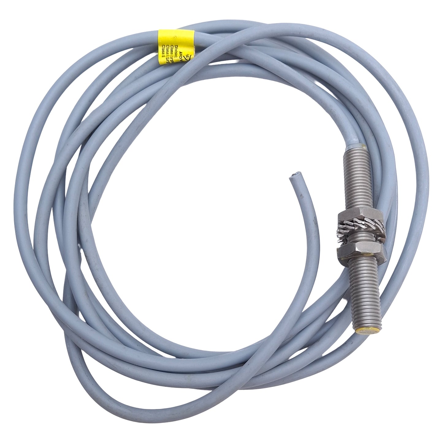 Used Turck BI1.5-G08-AN6X Proximity Sensor 1.5mm Range, 10-30VDC, M8, 6ft Cable