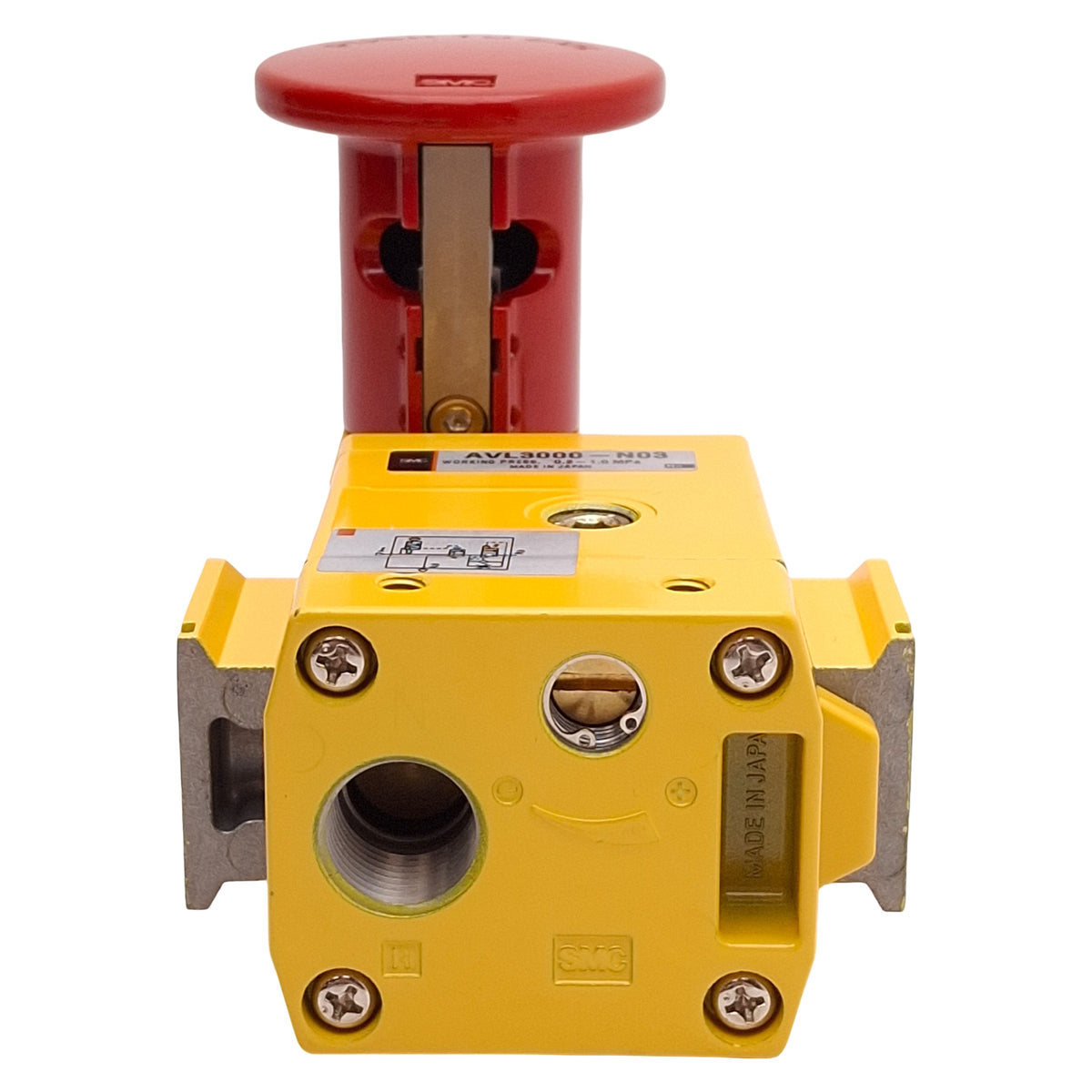 New SMC AVL3000-N03 Soft Start-Up Valve With Manual Lockout, 0.2-1.0MPa, 3/8in NPT