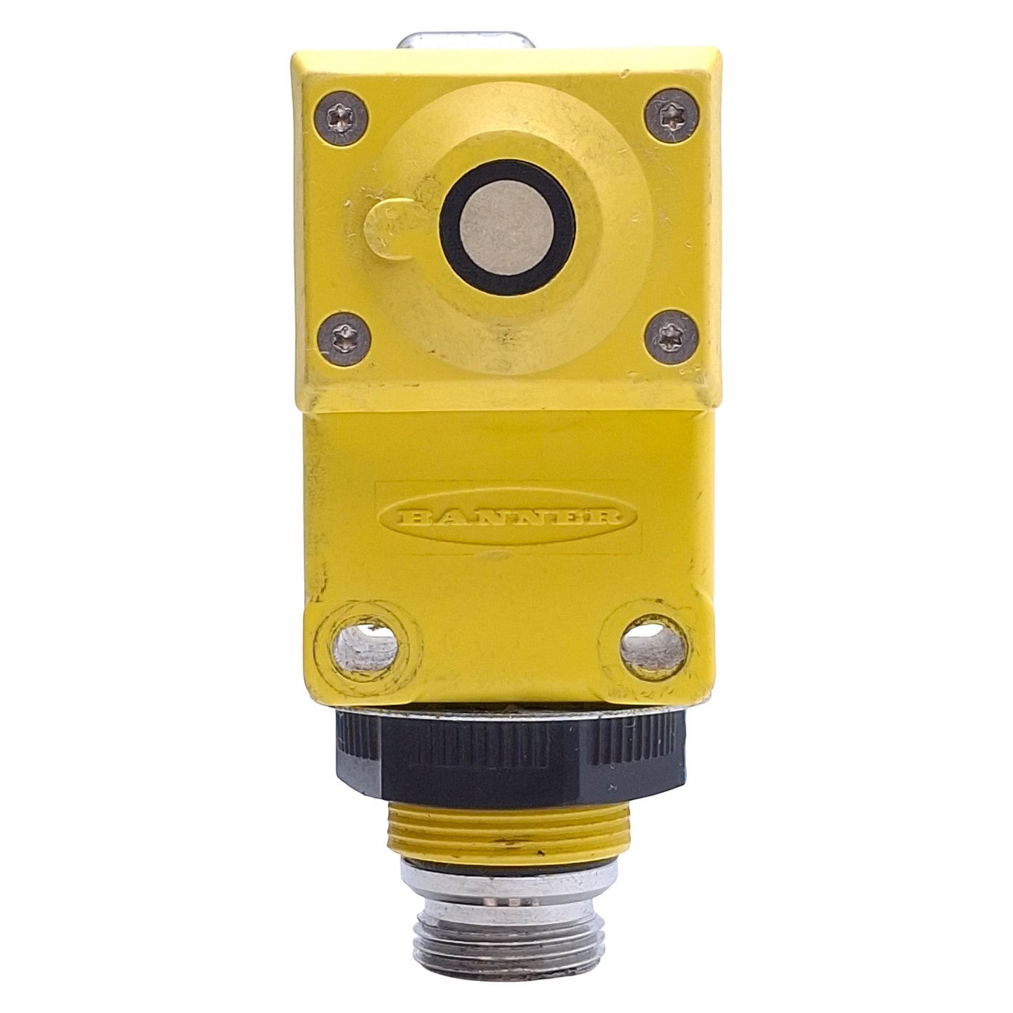 Used Banner Q45ULIU64ACRQ Ultrasonic Sensor 1.4m Range, 15-24VDC, 5-Pin 7/8in-16UNF