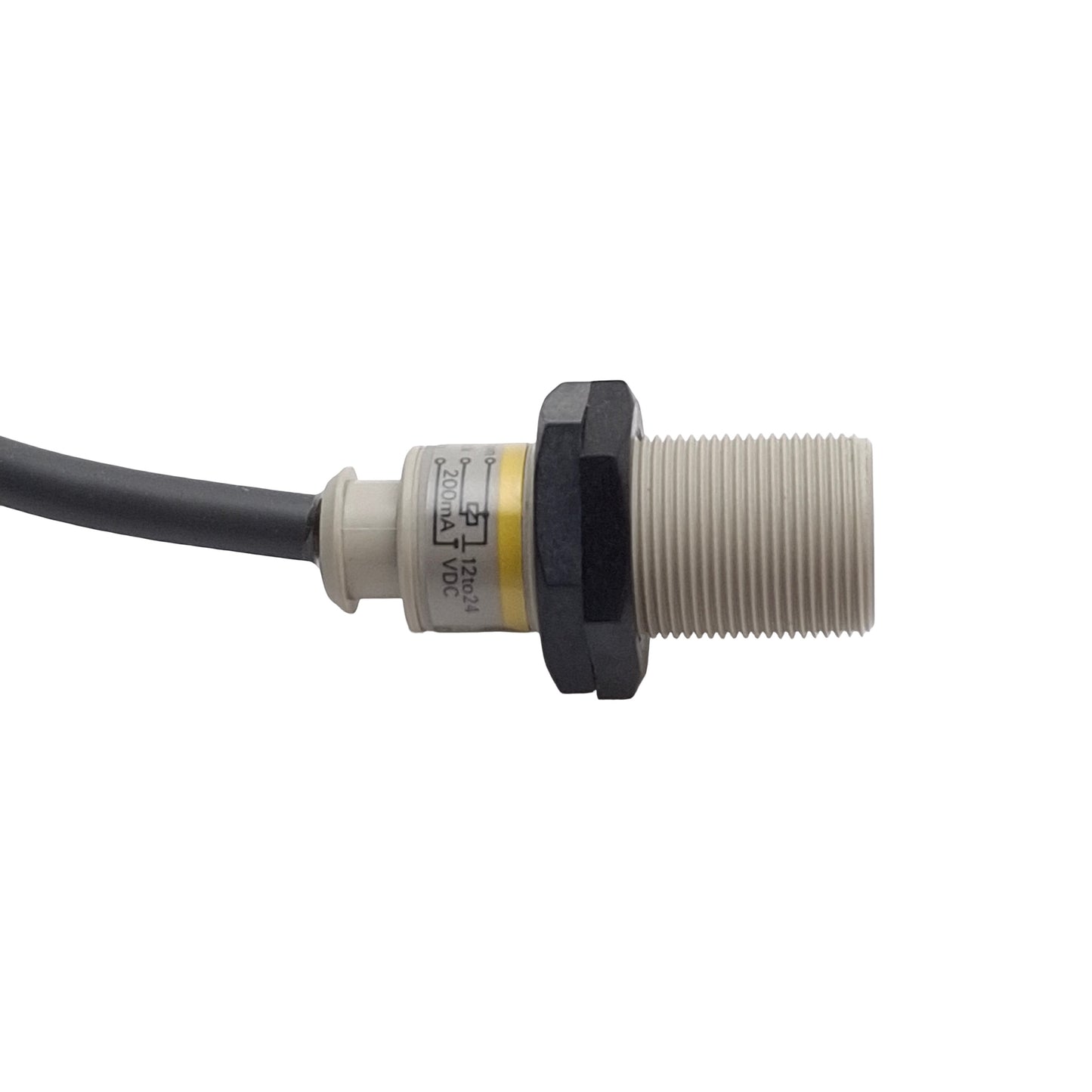 New – Open box Omron E2F-X5E1 Proximity Sensor, 5mm SN, 10-30VDC, NPN NO, 2 Meter Cable, M18