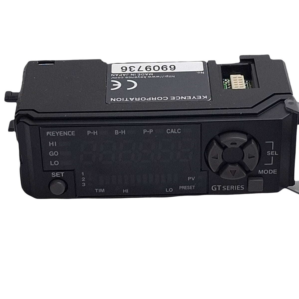 Used Keyence GT-72AP Sensor Amplifier Expansion Unit, PNP Output, 10-30VDC, 0.1µm Res