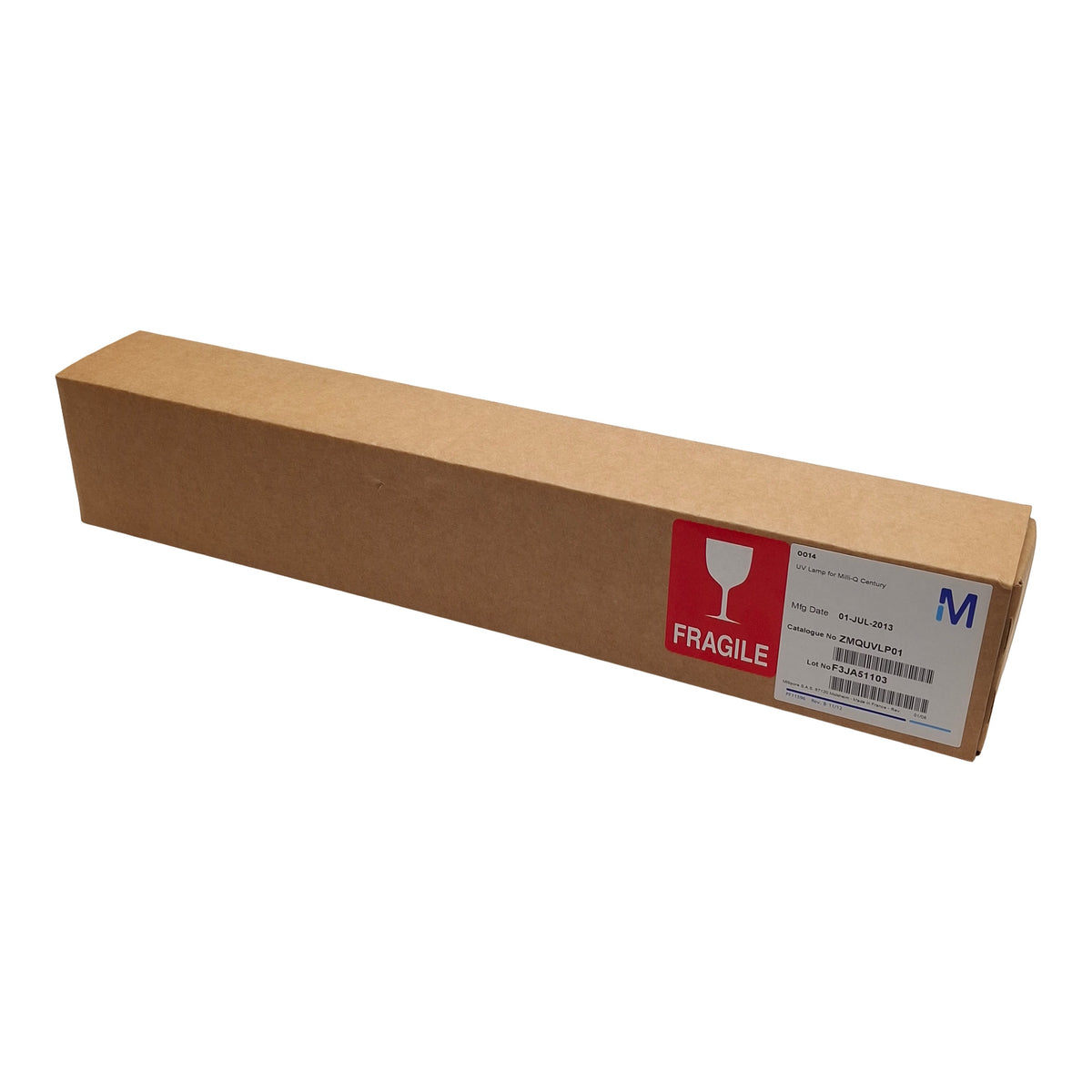 New Millipore ZMQUVLP01 Genuine UV Lamp For Milli-Q Century, 185/254nm Dual Wavelen.