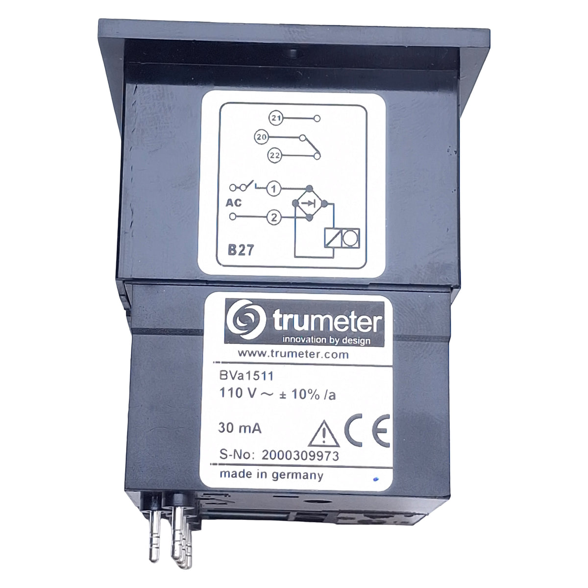Used Trumeter BVA1511 Electro-Mechanical Preset Counter 5-Digit, 10CPS, 110VAC