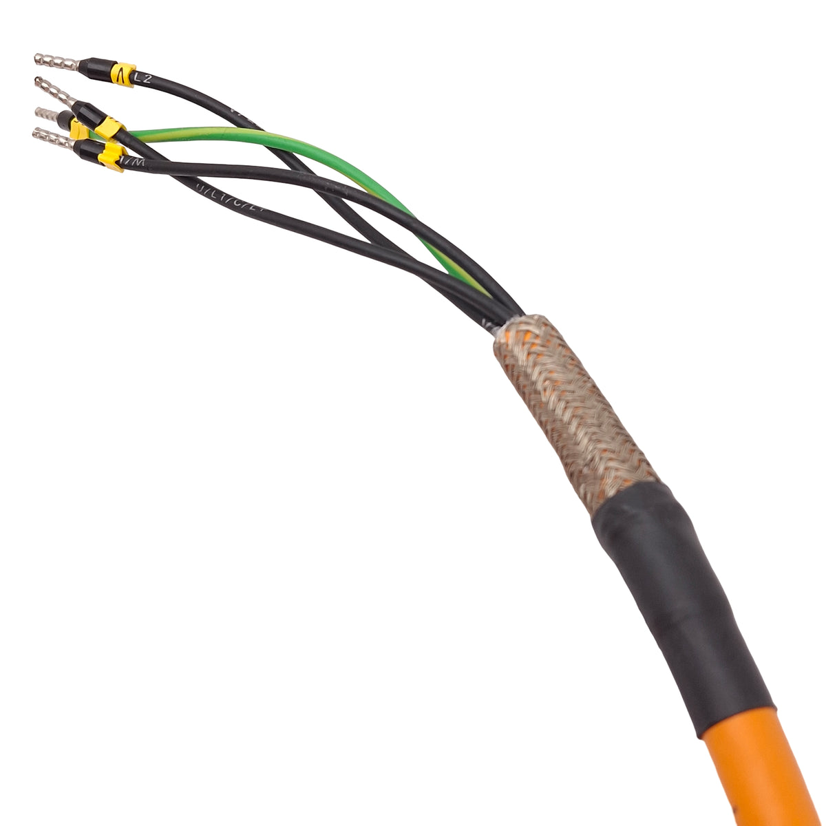 New Yaskawa JZSP-C7M143-10-E-G6 Sigma-7 Flexible Servo Motor Power Cable, M17, 10m