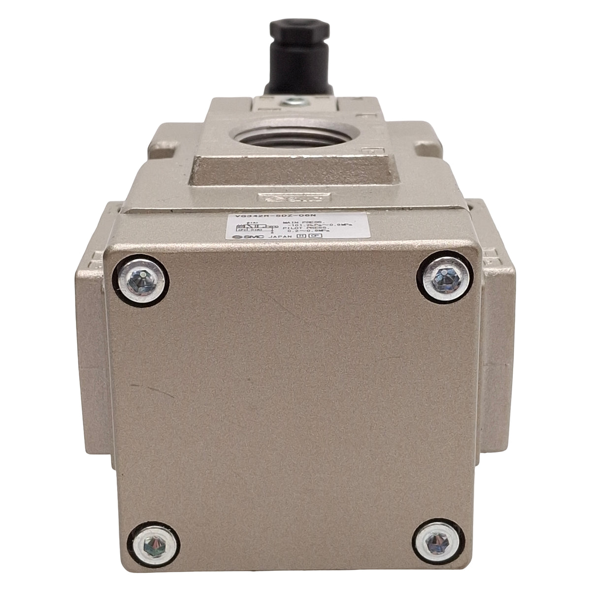 New – Open box SMC VG342R-5DZ-06N Solenoid Valve, -101.2kPA~0.9MPa, 3/4in NPT, 24VDC Coil