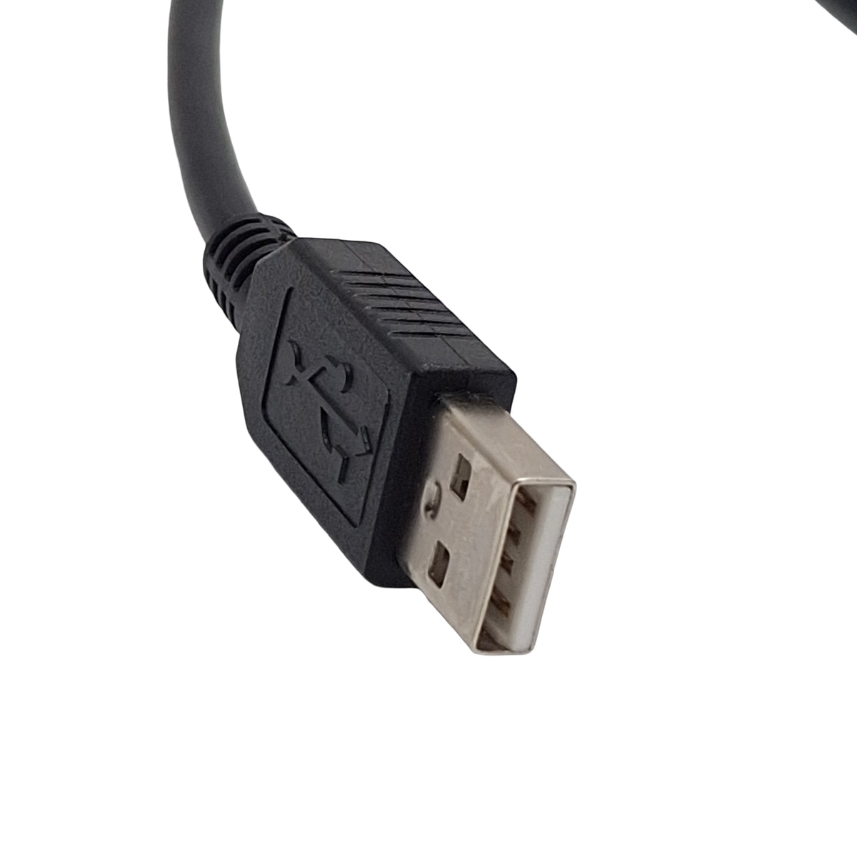 New L-Com WPUSBAX-2M Waterproof USB Panel Connector, Male - Female, USB-A