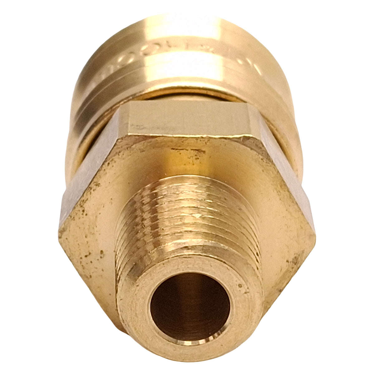 New Lot of 2 Parker 26KAAN13MPX Rectus Type 26 Brass Quick Connect Coupler 1/4in NPT