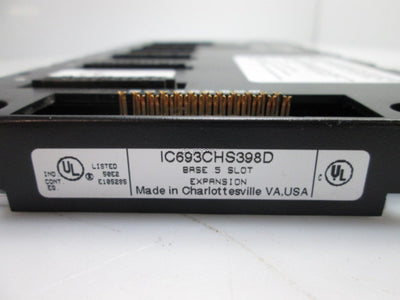 Used GE FANUC IC693CHS398D CPU Base Expansion 5-Slot
