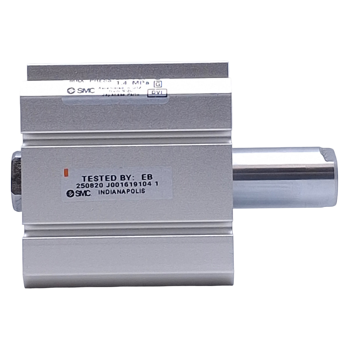 New – Open box SMC NCQ8WA150-100C Compact Pneumatic Cylinder 1-1/2in Bore, 1in Stroke, 200psi