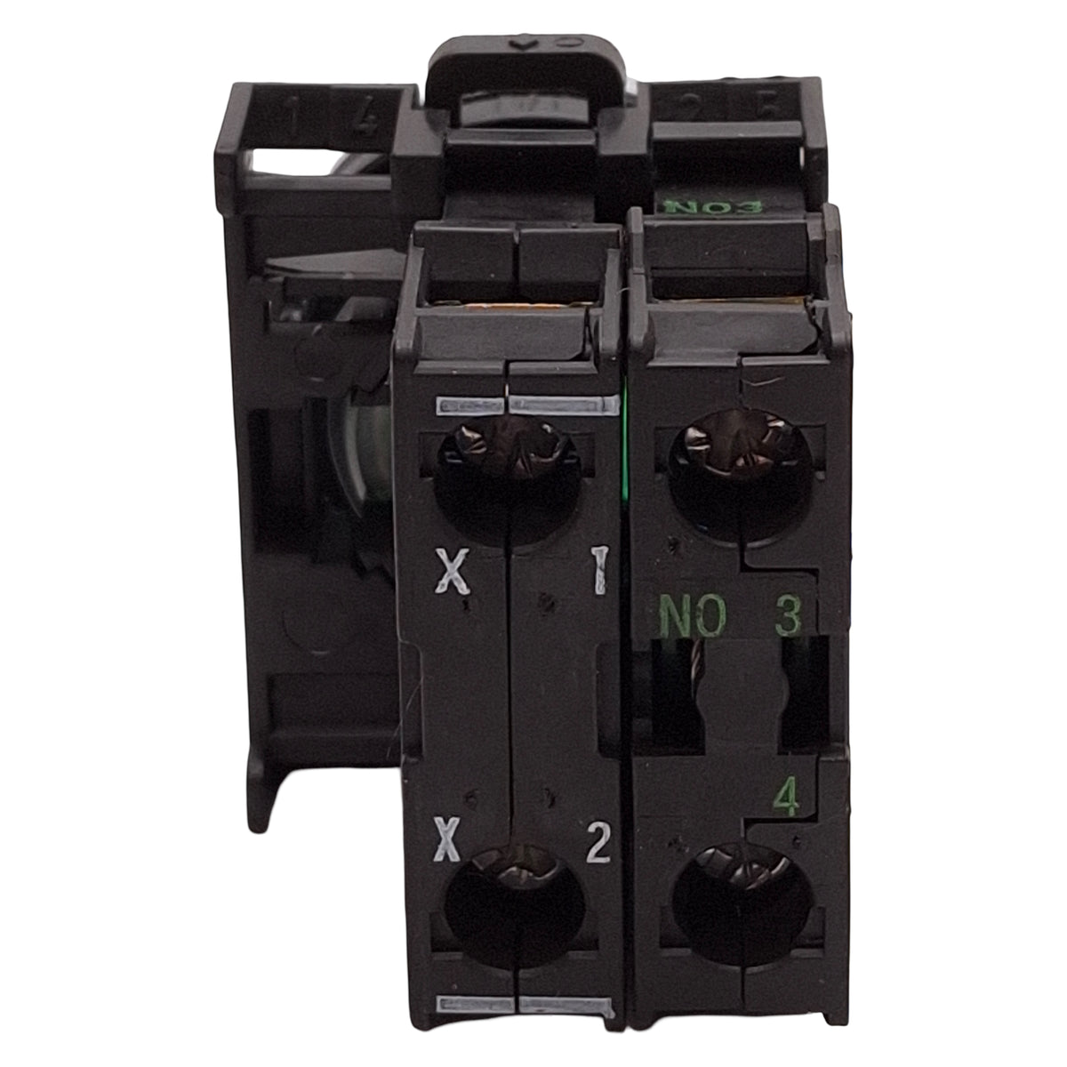 Used Eaton M22-DL-G-K10-W Green Illuminated Momentary Pushbutton 1NO 12-30VAC/DC Lamp