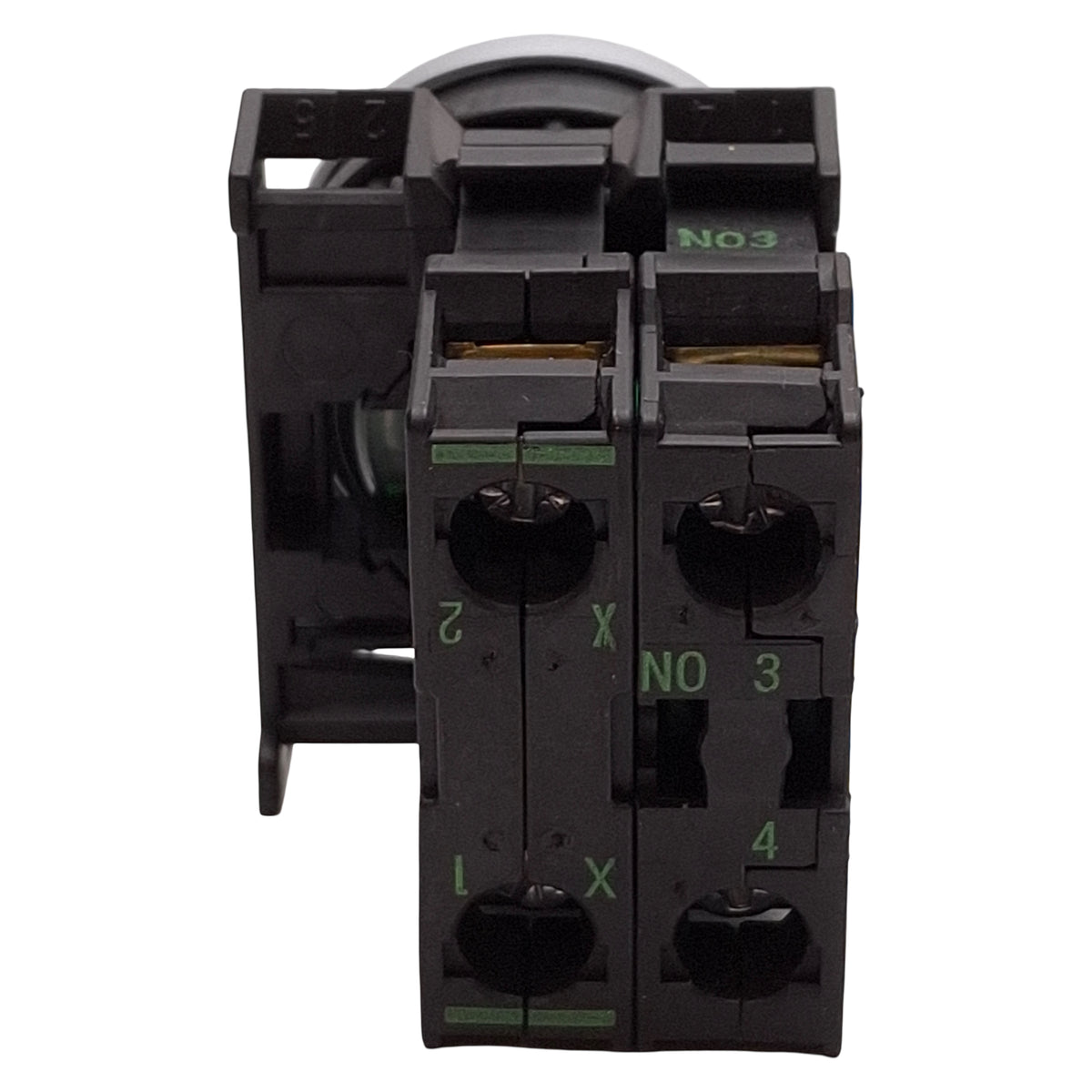 Used Eaton M22-DL-G-X1-K10-G Green Illuminated Momentary Pushbutton 1NO 85-264VAC LED