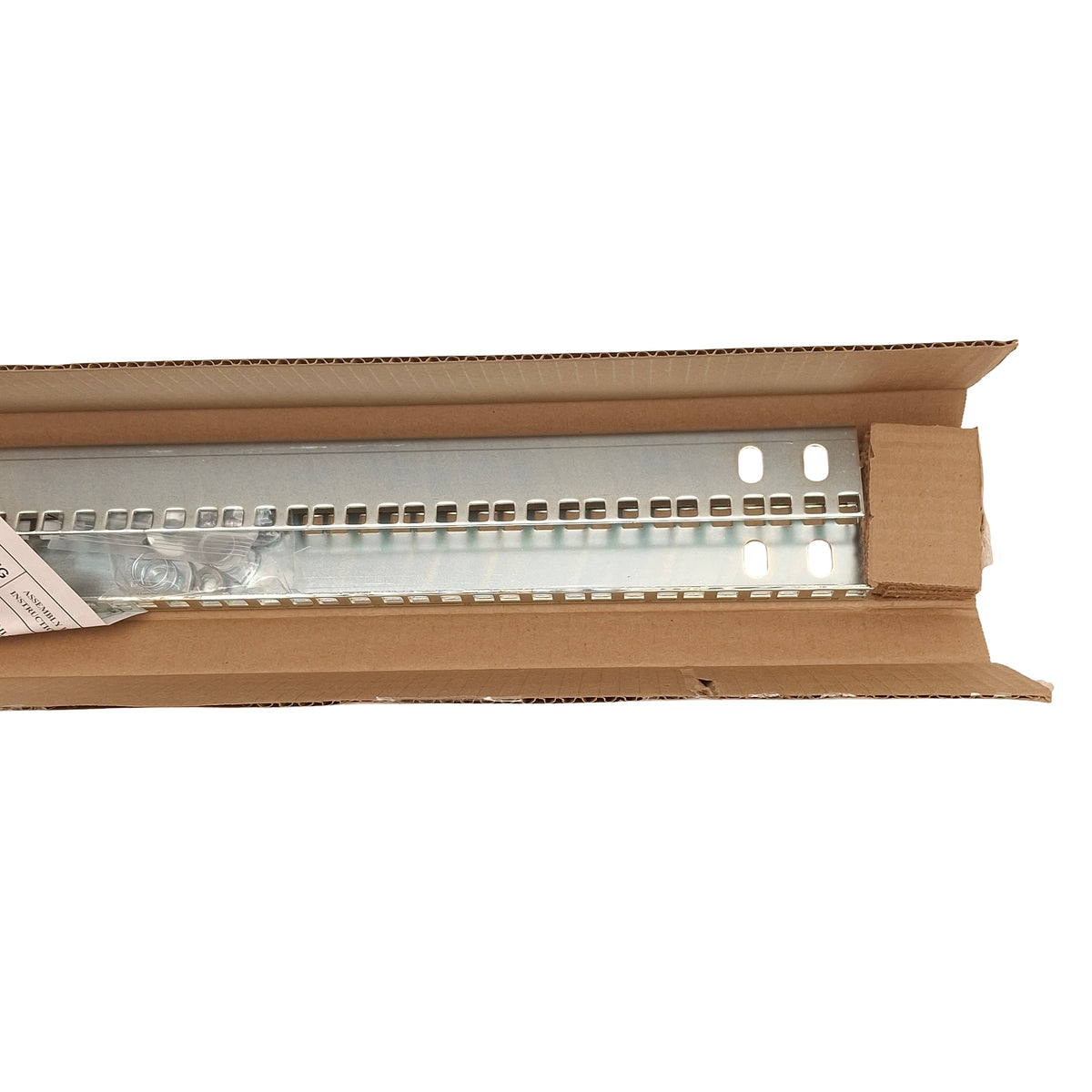 New Hammond MFG CPR35SZPL Square Hole Rack Mount Rails, 20U Height, 1U Increments