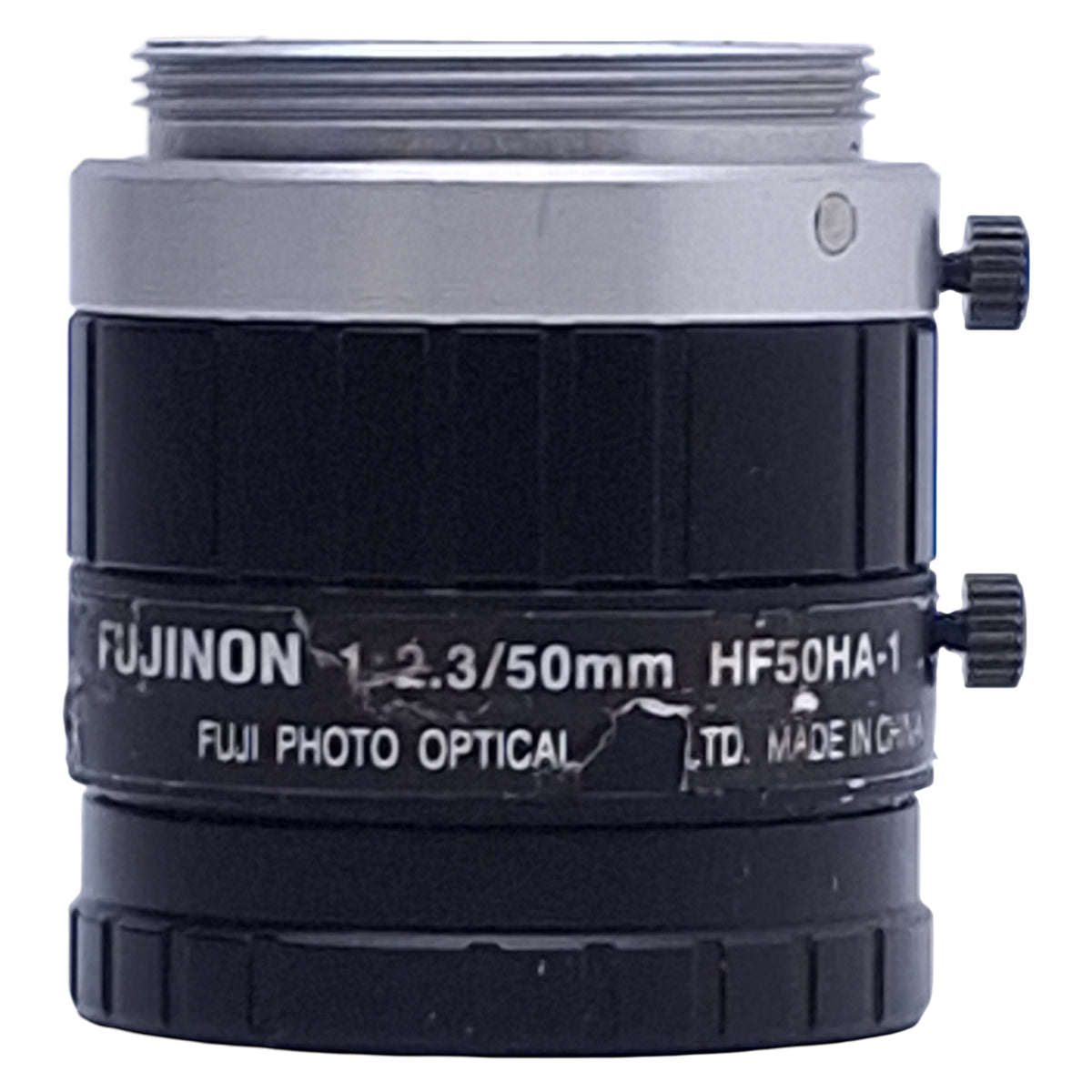 Used Fujinon HF50HA-1 Machine Vision Camera Lens 2/3", Format 50mm, F2.3-22, C-Mount