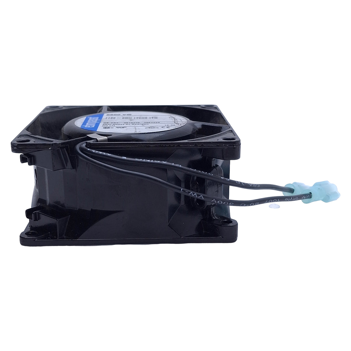 Used Ebmpapst 8500VW Square Axial AC Fan 80mm x 38mm, 35.9CFM, 2700RPM, 115VAC 11W