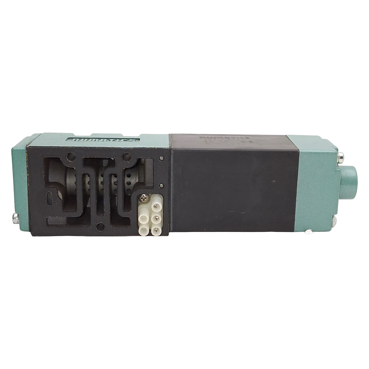 Used Numatics 152SA400M000061 Solenoid Valve, 4-Way 2-Position, 150psig, 24VDC Coil