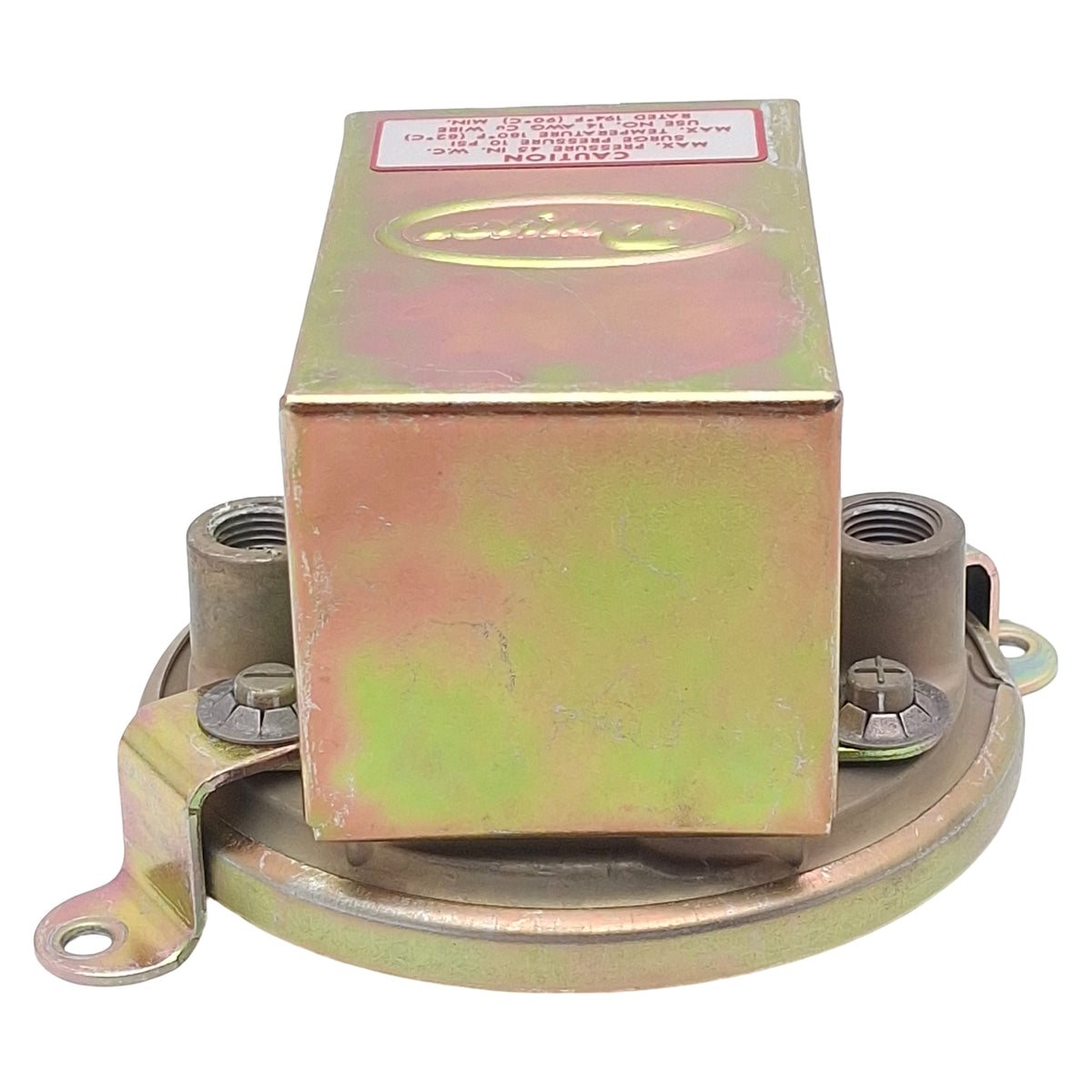 Used Dwyer 1910-00 Low Differential Pressure Switch, SPDT, 0.15-0.5in WC, 15A 480VAC